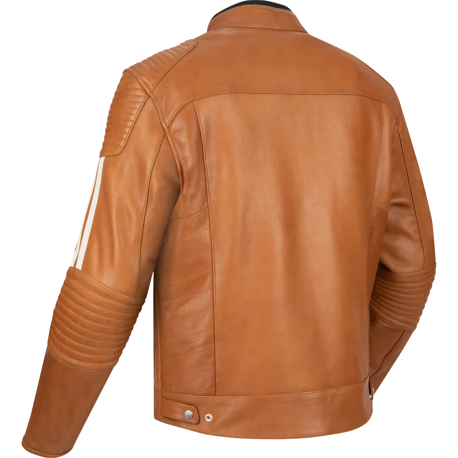 Segura Orion giubbotto pelle moto camel bianco