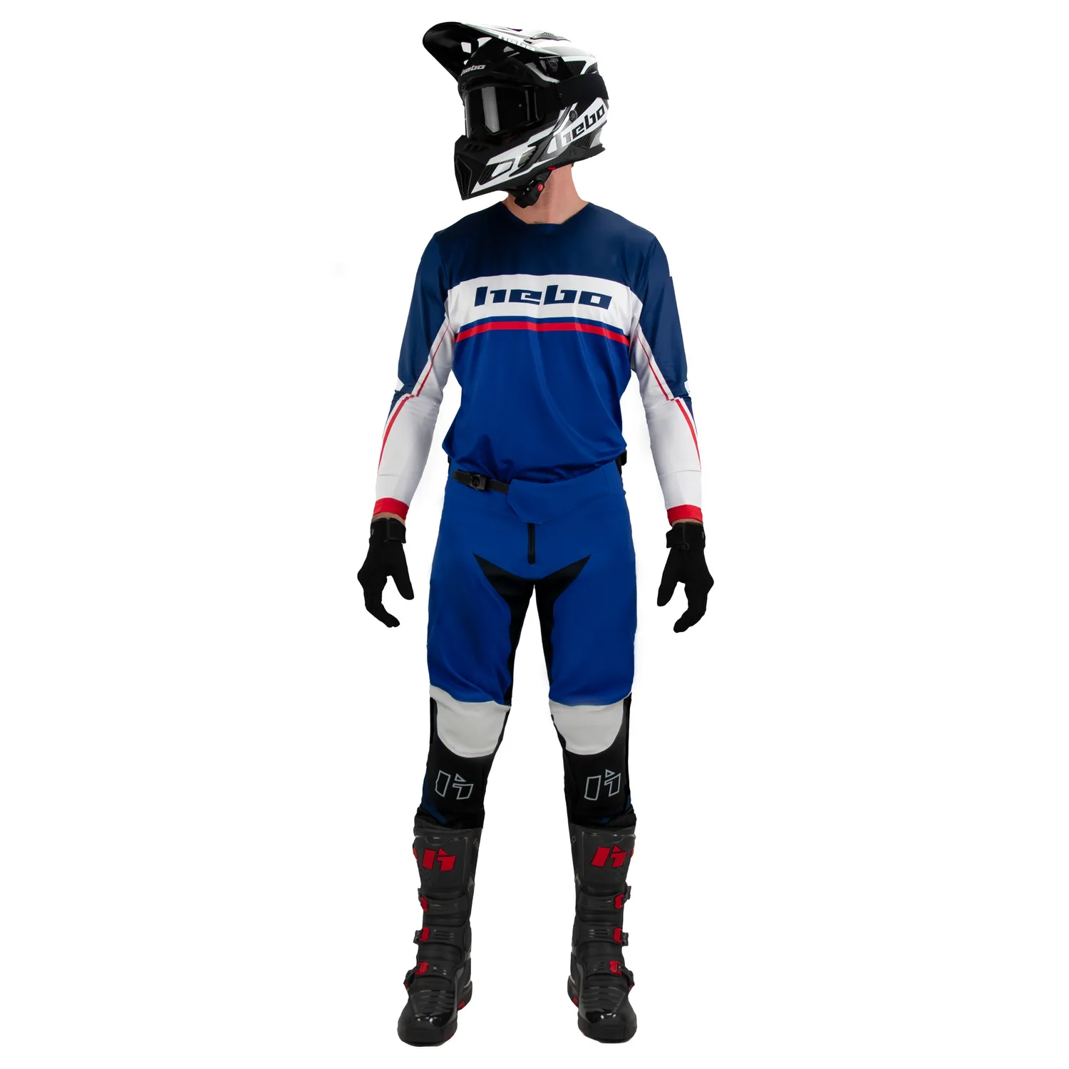 Hebo Scratch pantaloni enduro blu taglia L kevlar