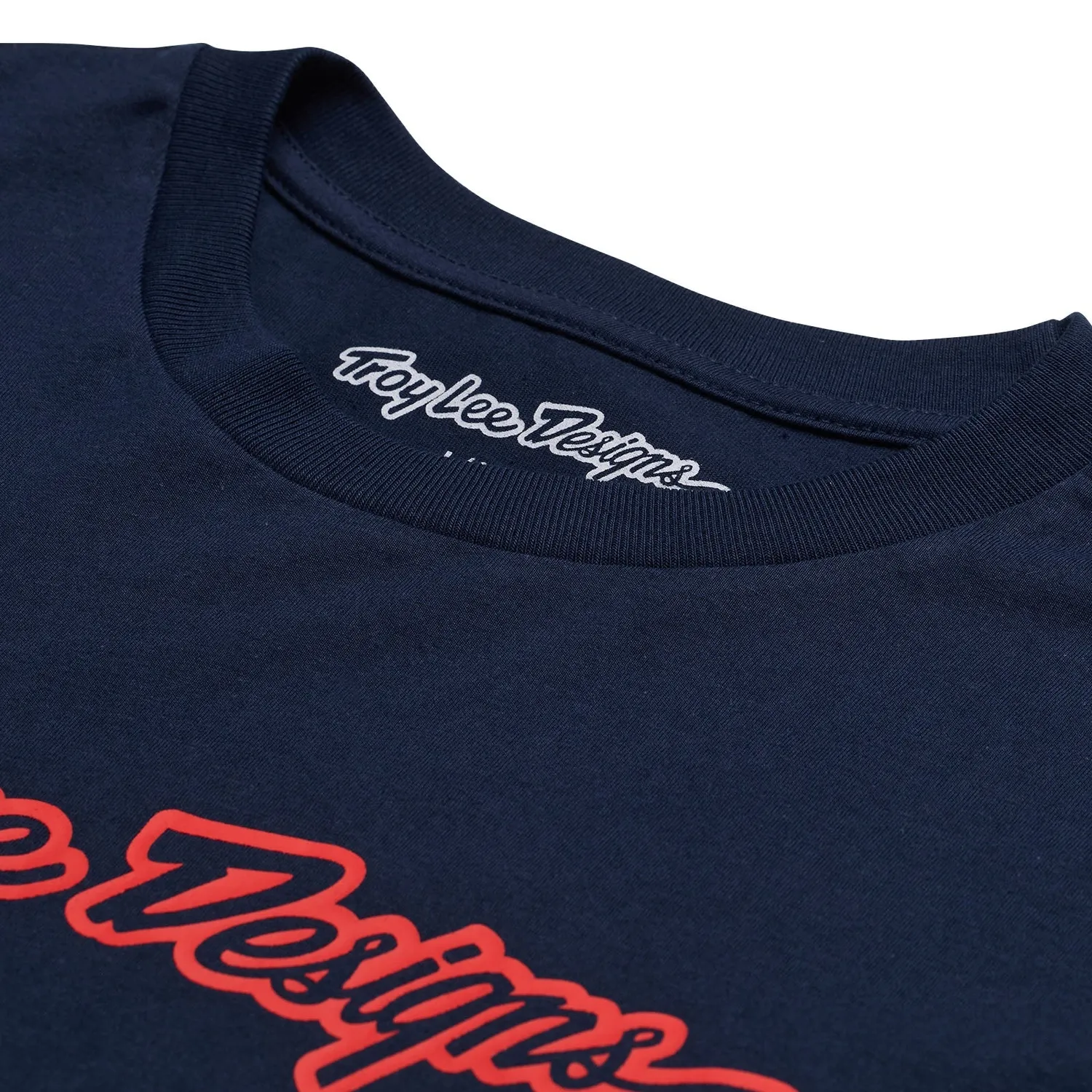 Troy Lee Designs Signature Navy T-Shirt Manica Lunga Blu