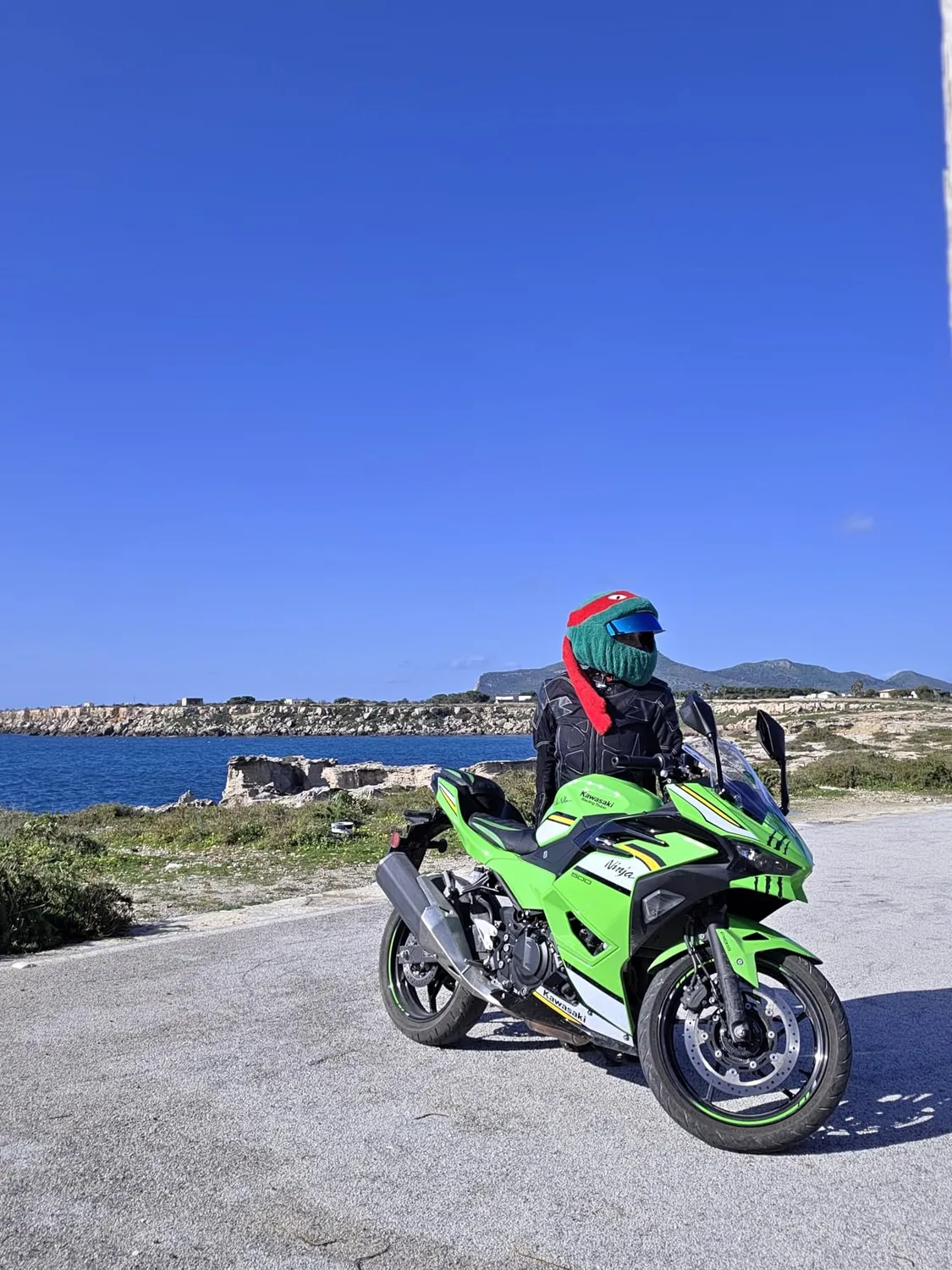 Bi Esse Tuta Moto Pelle 2 Pezzi Divisibile con Titanio