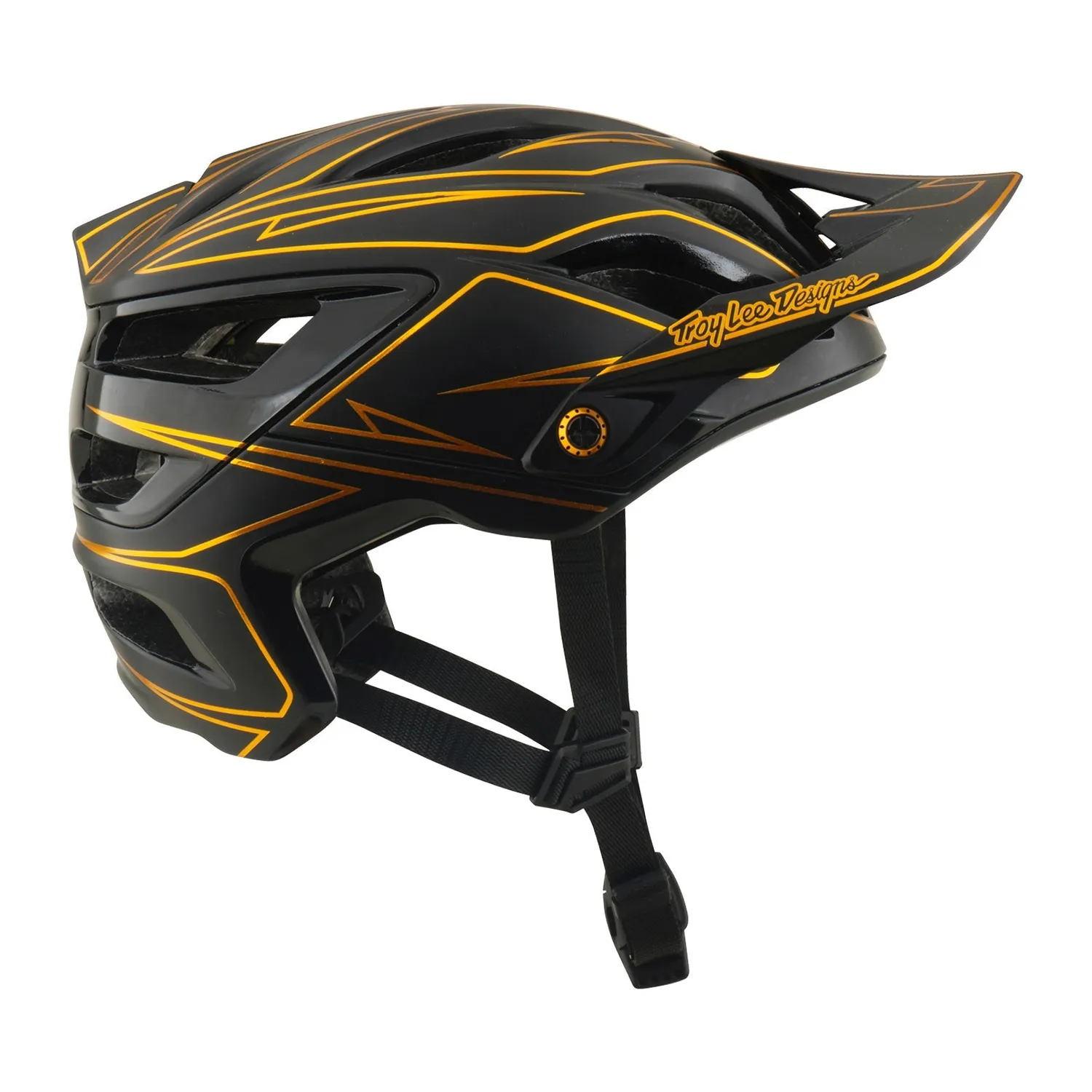 Troy Lee Designs A3 Pinstripe casco mtb Black