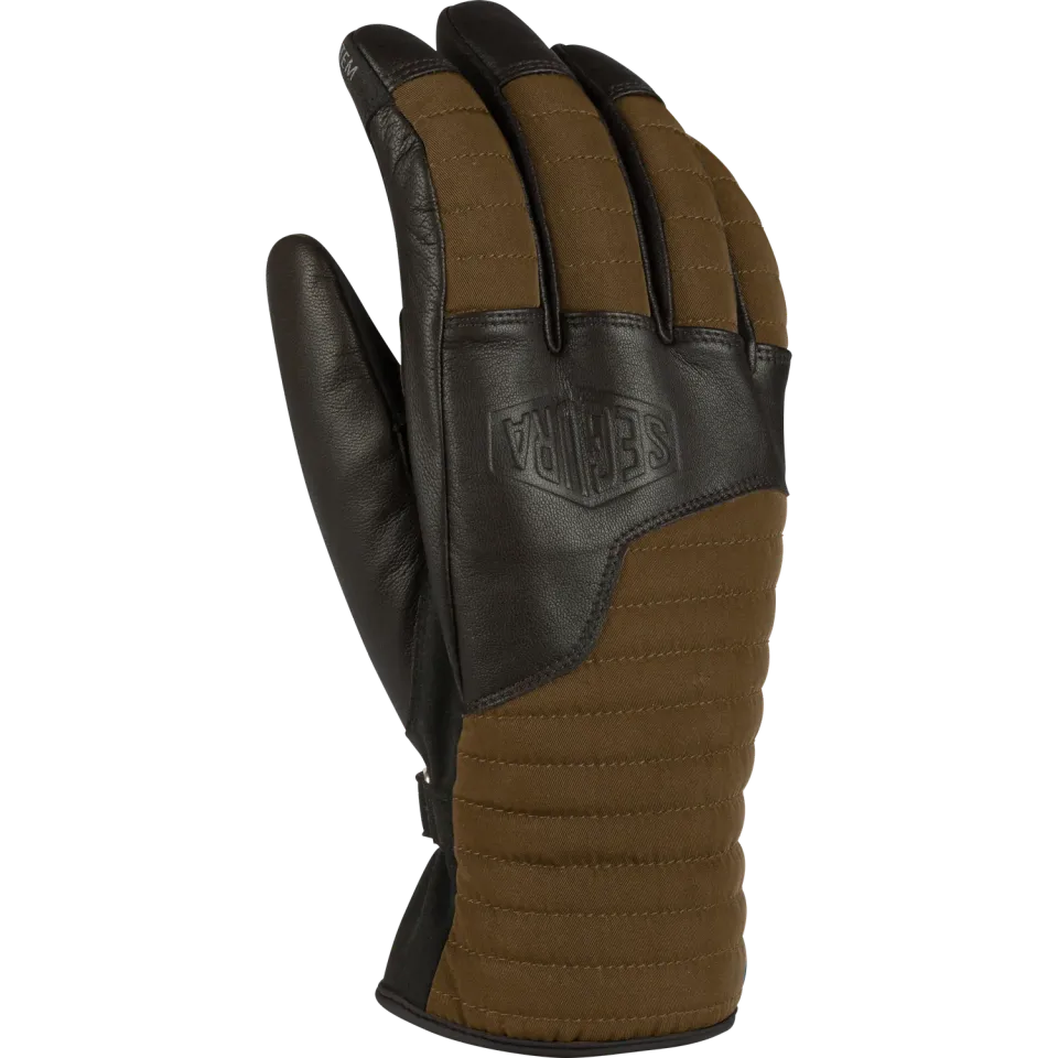 Segura Mitzy guanti moto Marrone pelle-Twiltex touch