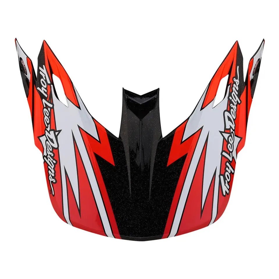 Troy Lee Designs SE5 Inferno visiera casco rossa ricambio