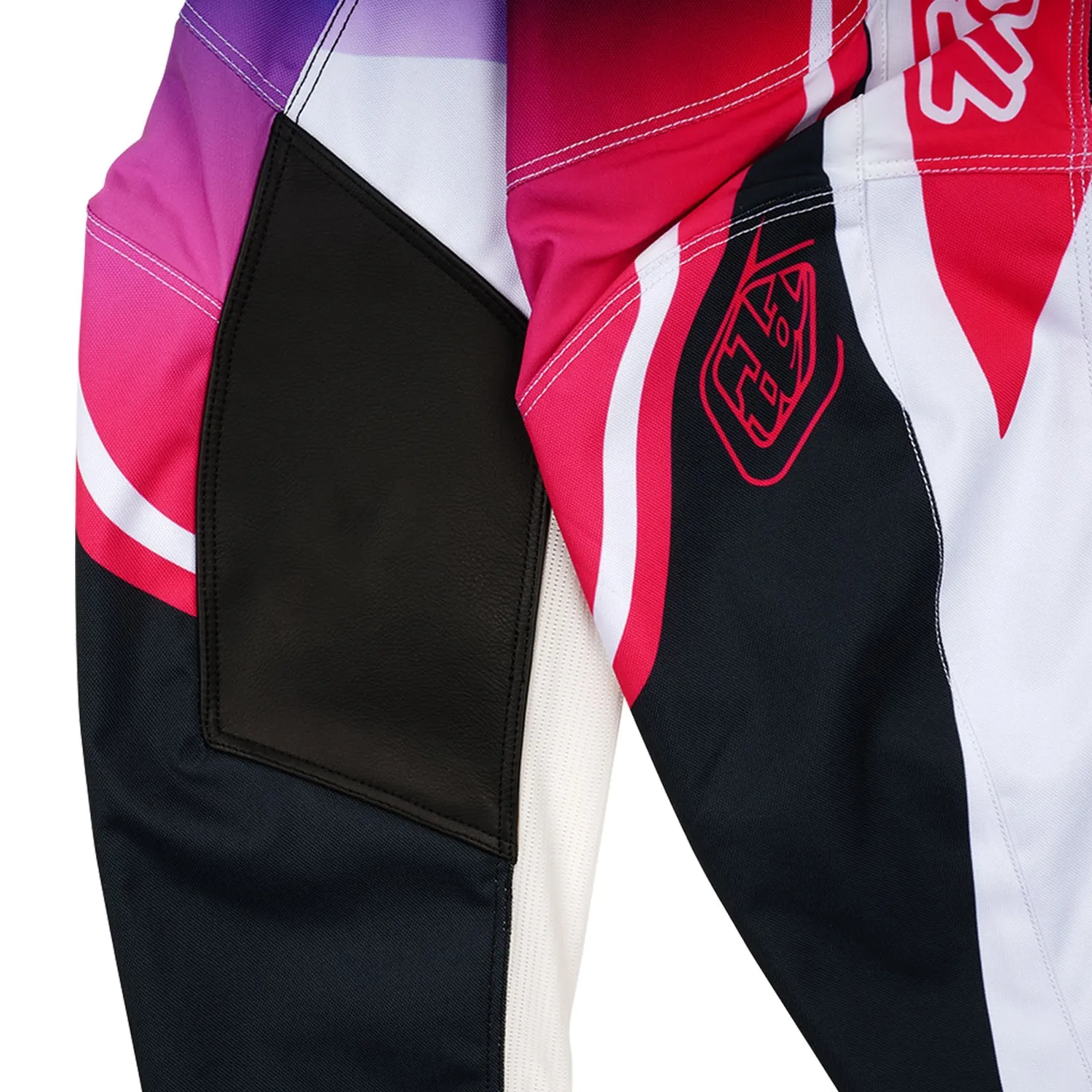 Troy Lee Designs GP Pro Drip pantaloni moto ragazzo nero viola