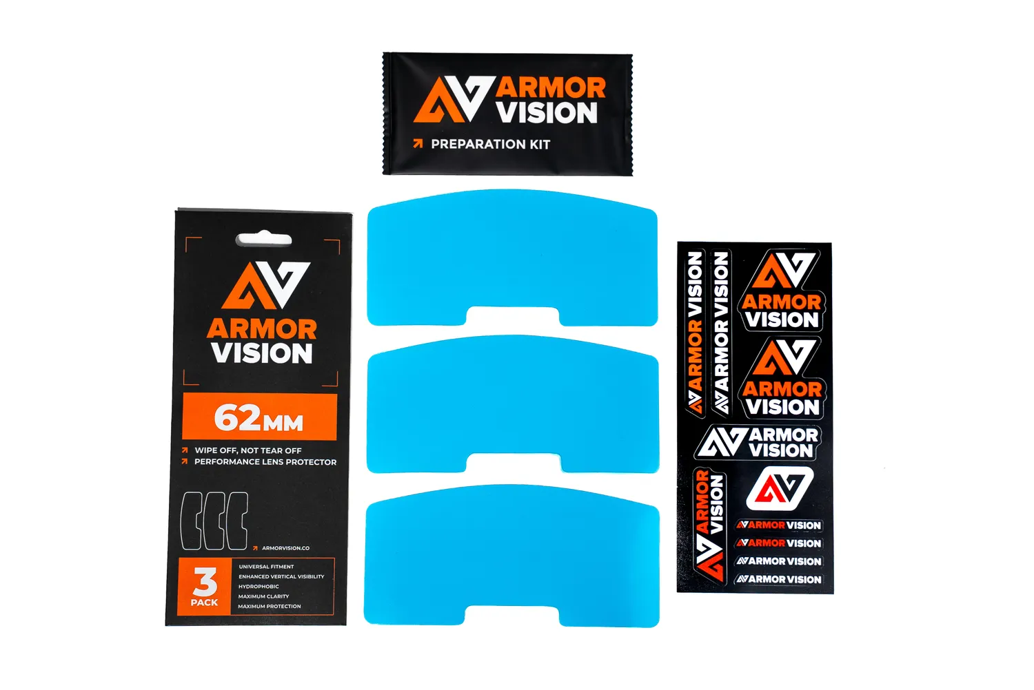 Armor Vision 2.0 HPPF pellicola maschera 50 mm idrofobica
