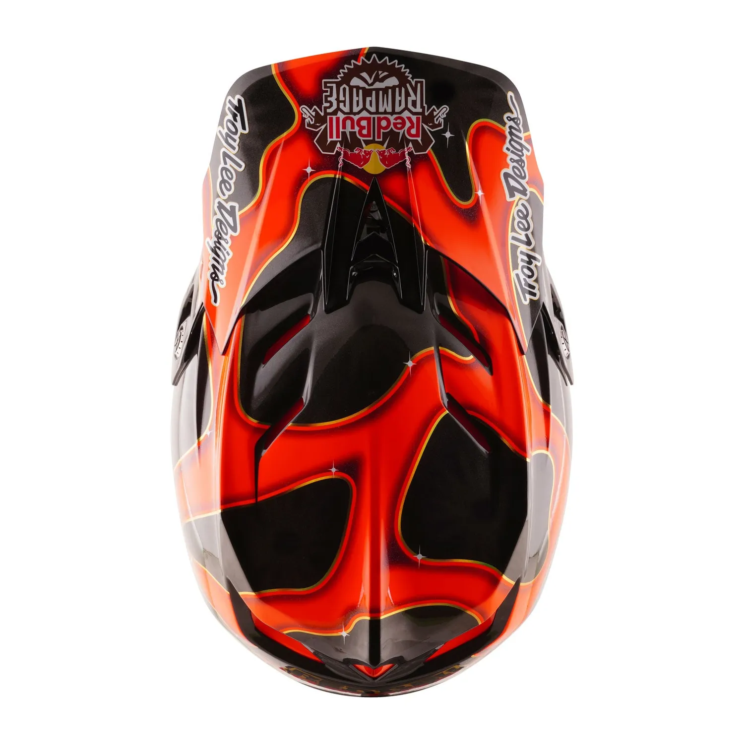 Troy Lee Designs D4 Carbon Rampage casco integrale nero carbonio