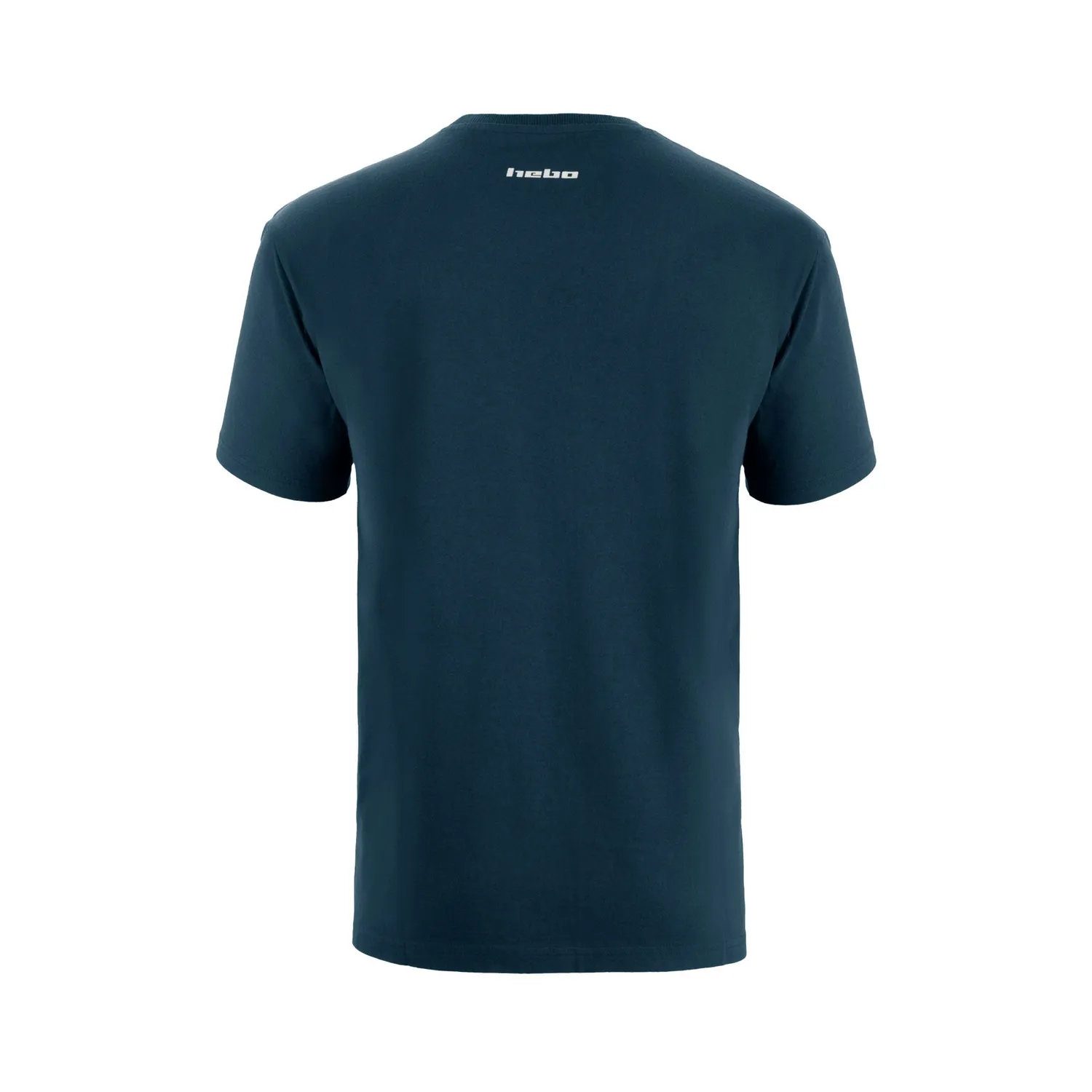 Hebo T-Shirt manica lunga maglia cotone blu