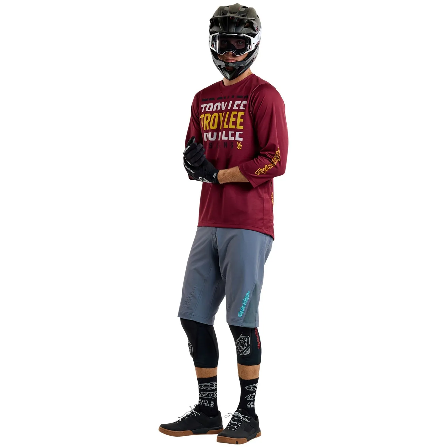 Troy Lee Designs Ruckus 3/4 maglia mtb Oxblood