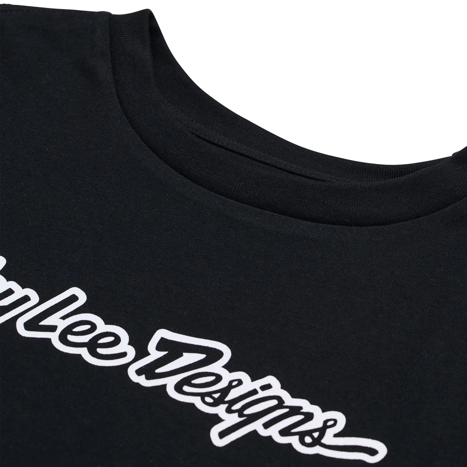 Troy Lee Designs Signature t-shirt donna nera manica corta