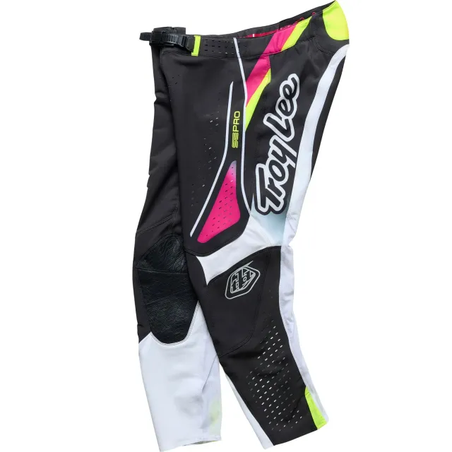 Troy Lee Designs SE Pro pantaloni moto Salvo Black White