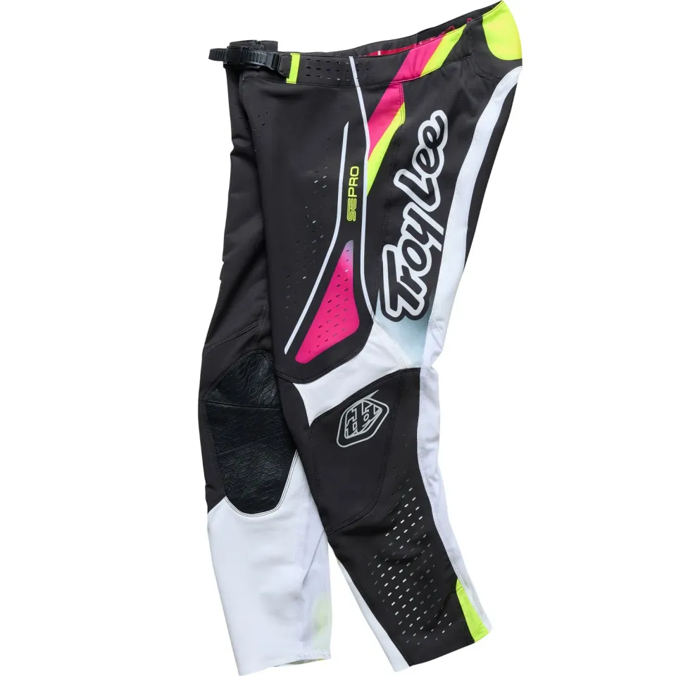Troy Lee Designs SE Pro pantaloni moto Salvo Black White