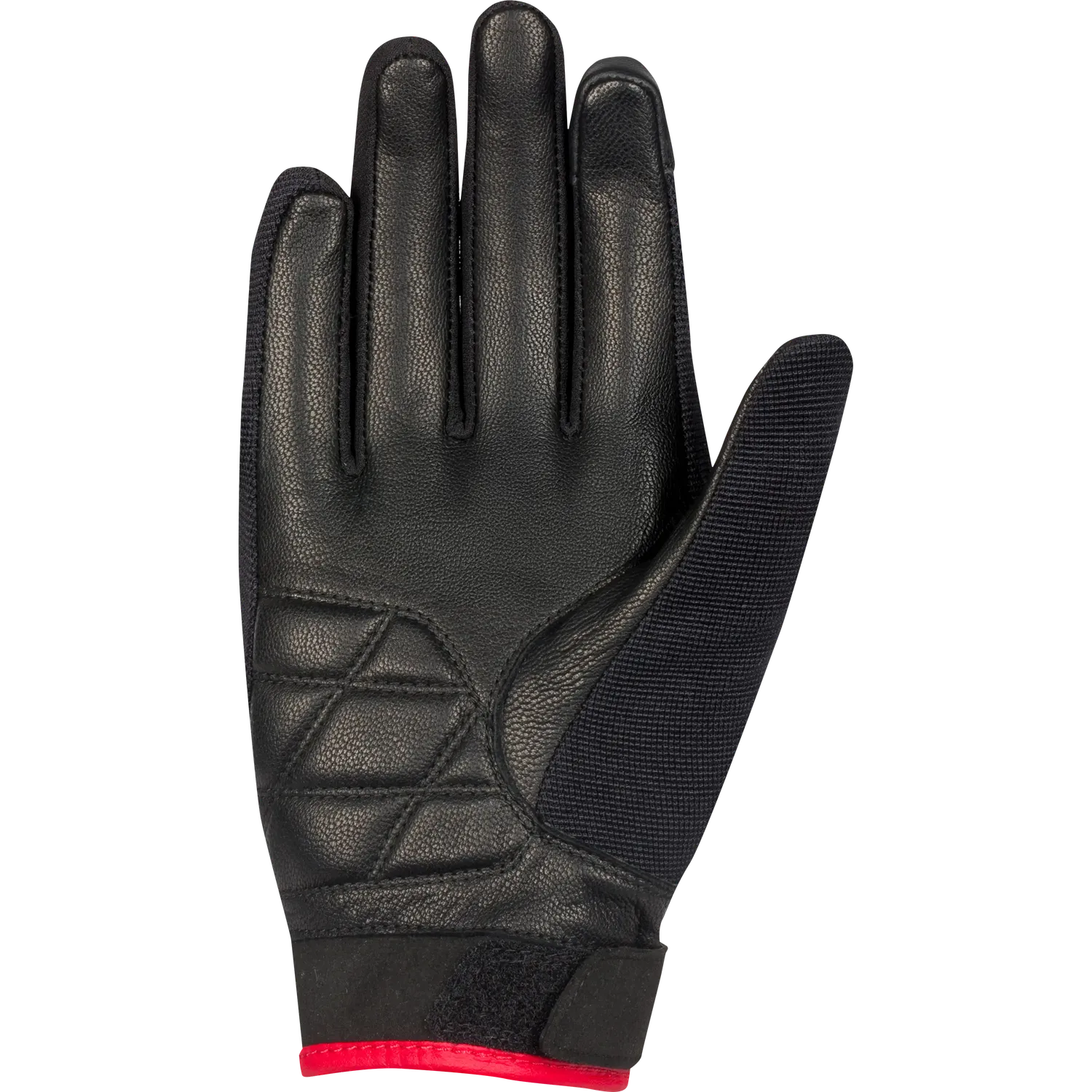 Segura Lady Palmer guanti moto donna nero rosso pelle