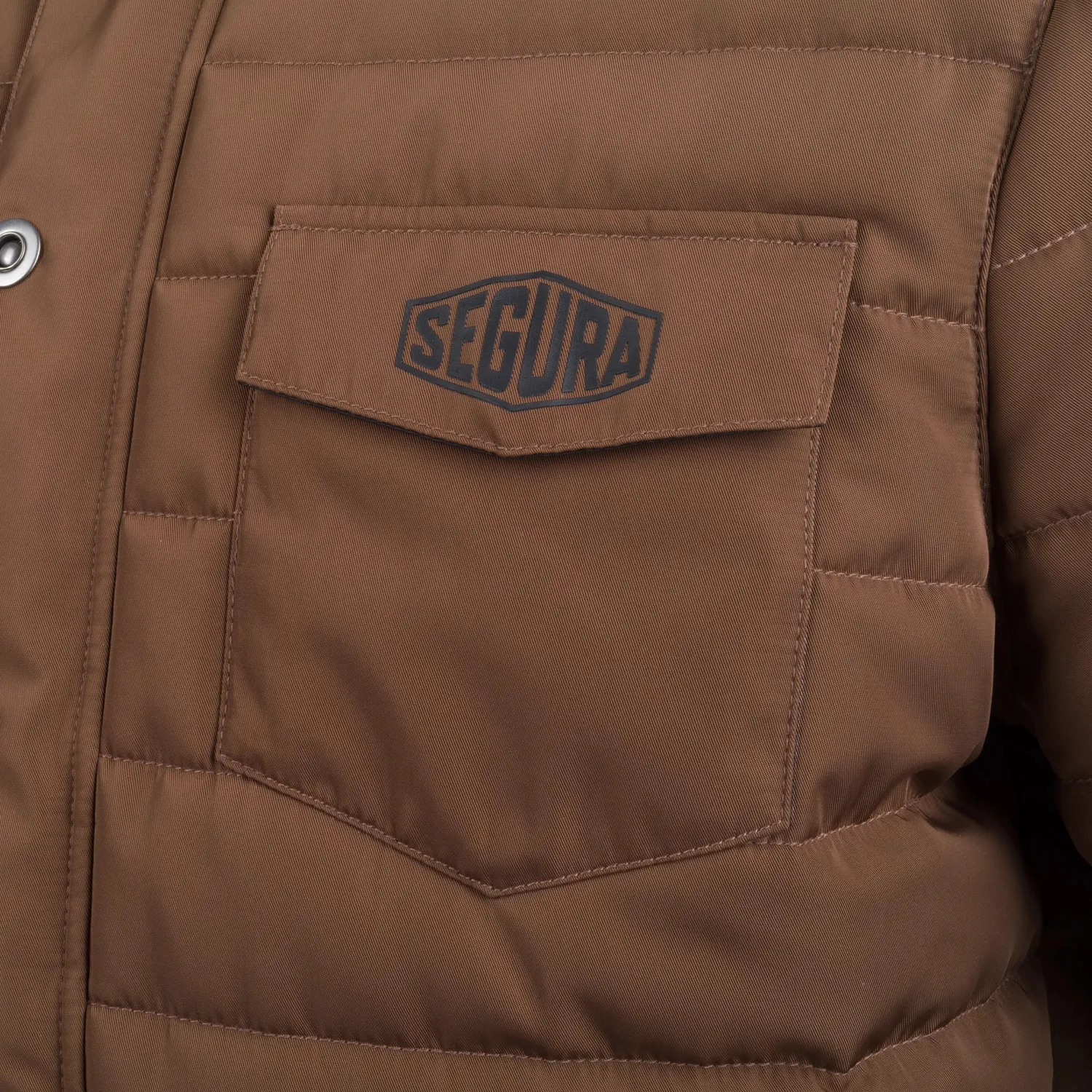 Segura Ness giubbotto moto uomo marrone imbottito