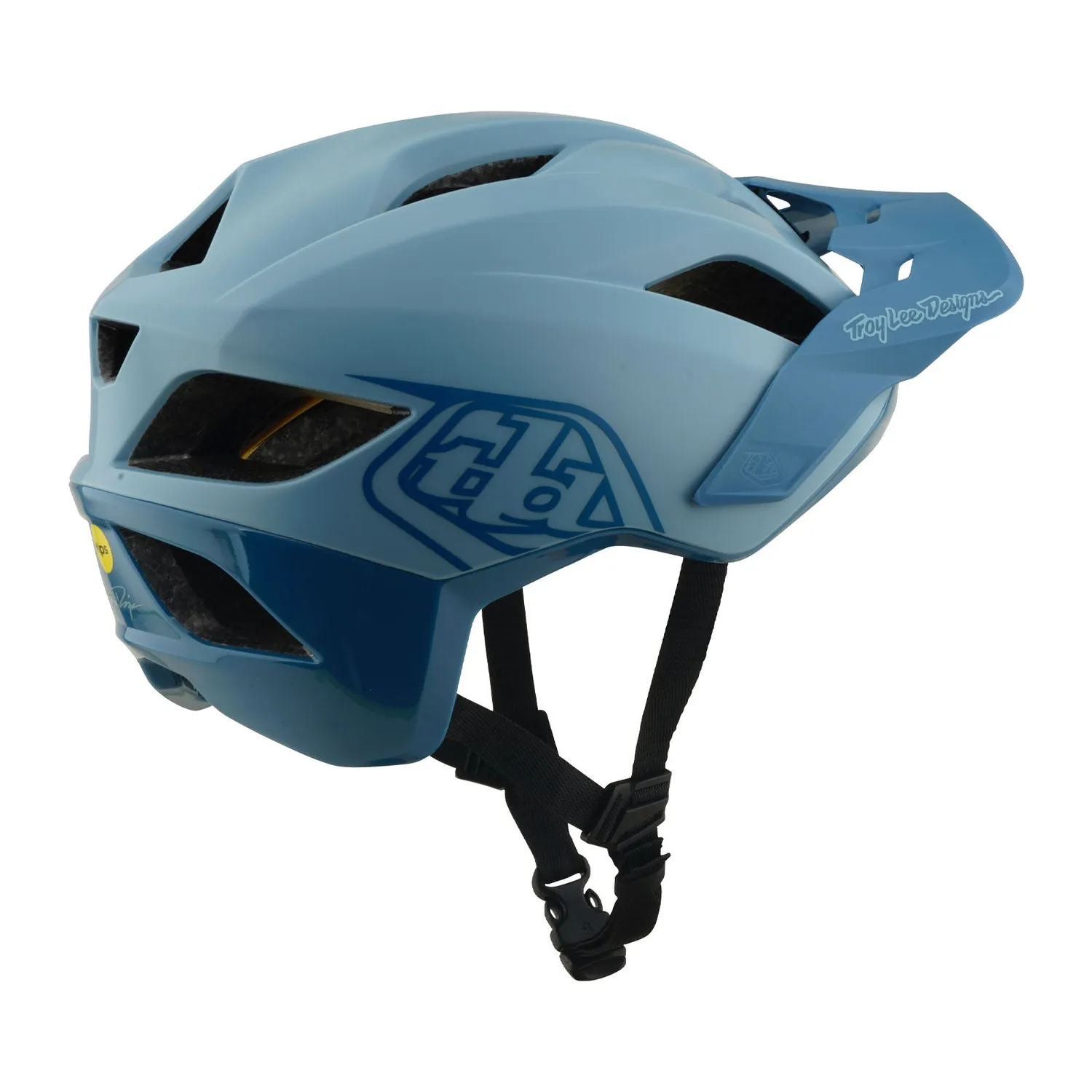 Troy Lee Designs Flowline Point casco bici dawn blue MIPS