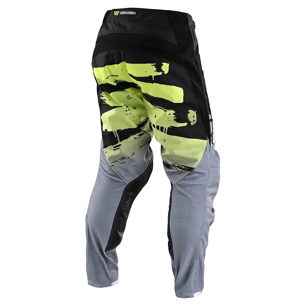 Troy Lee Designs GP Brushed pantaloni moto nero verde 32