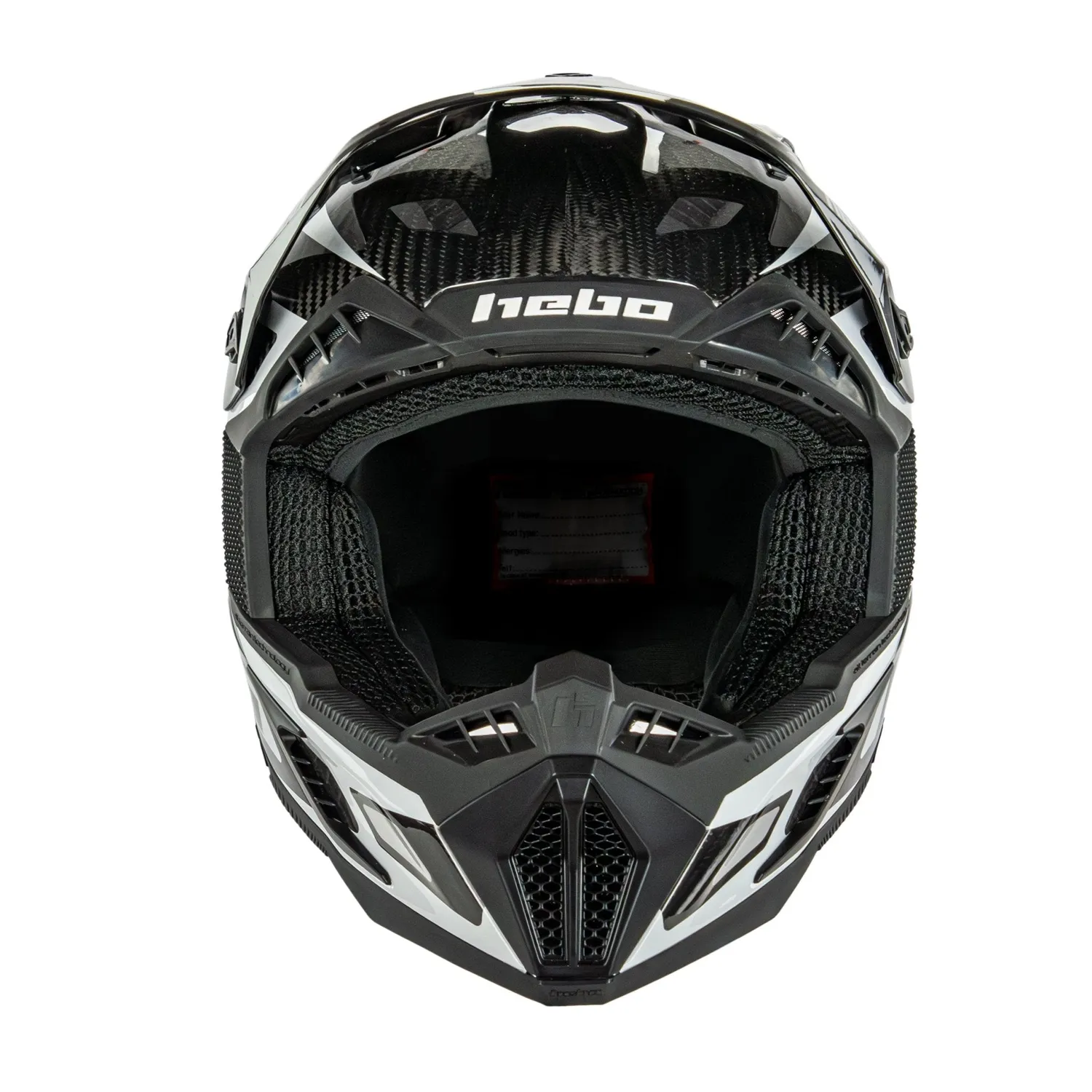 Hebo HMX-C01 V6 K3 Raptor casco vetroresina carbonio