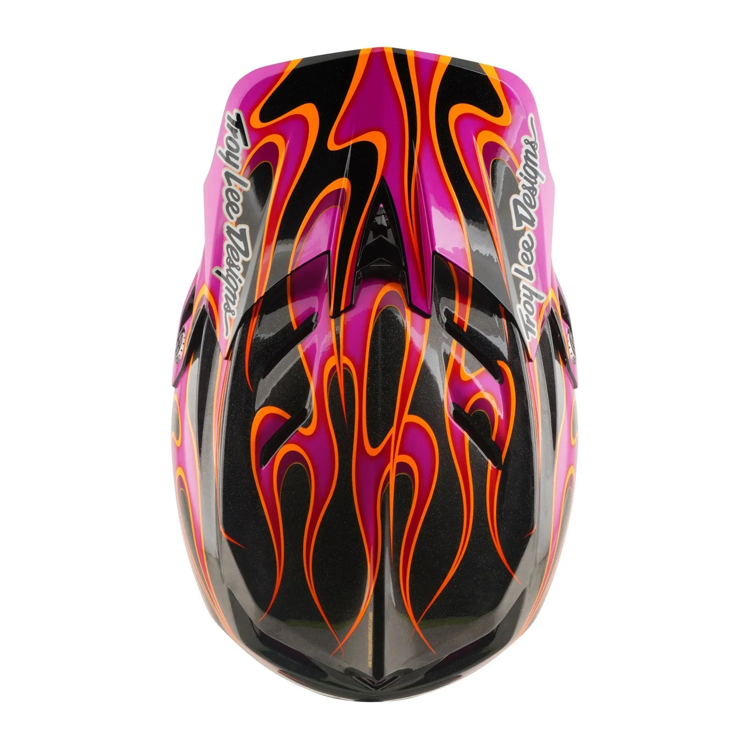 Troy Lee Designs D4 Carbon Casco Integrale Carbon Magenta