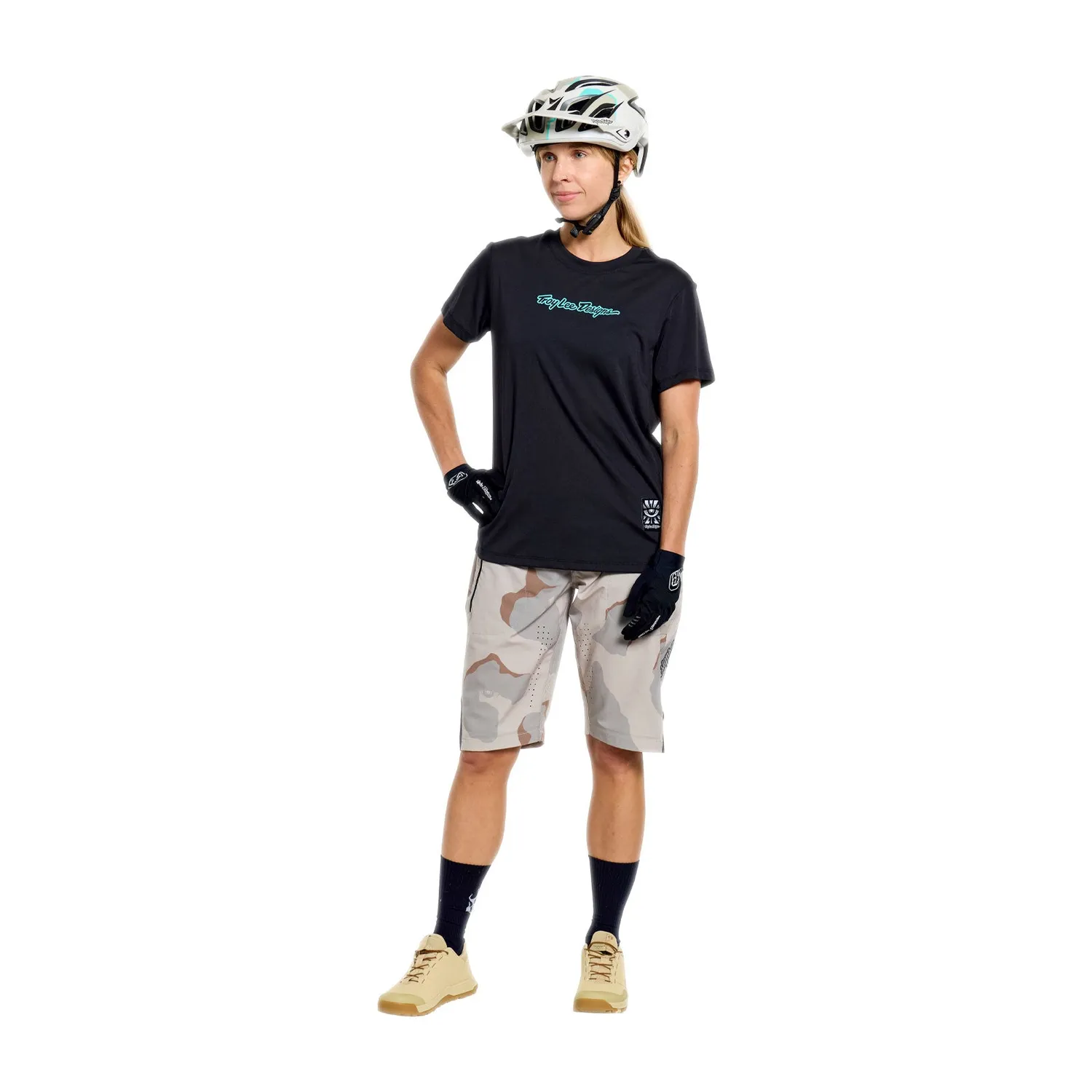 Troy Lee Designs Lilium Ride Signature maglia mtb donna nero