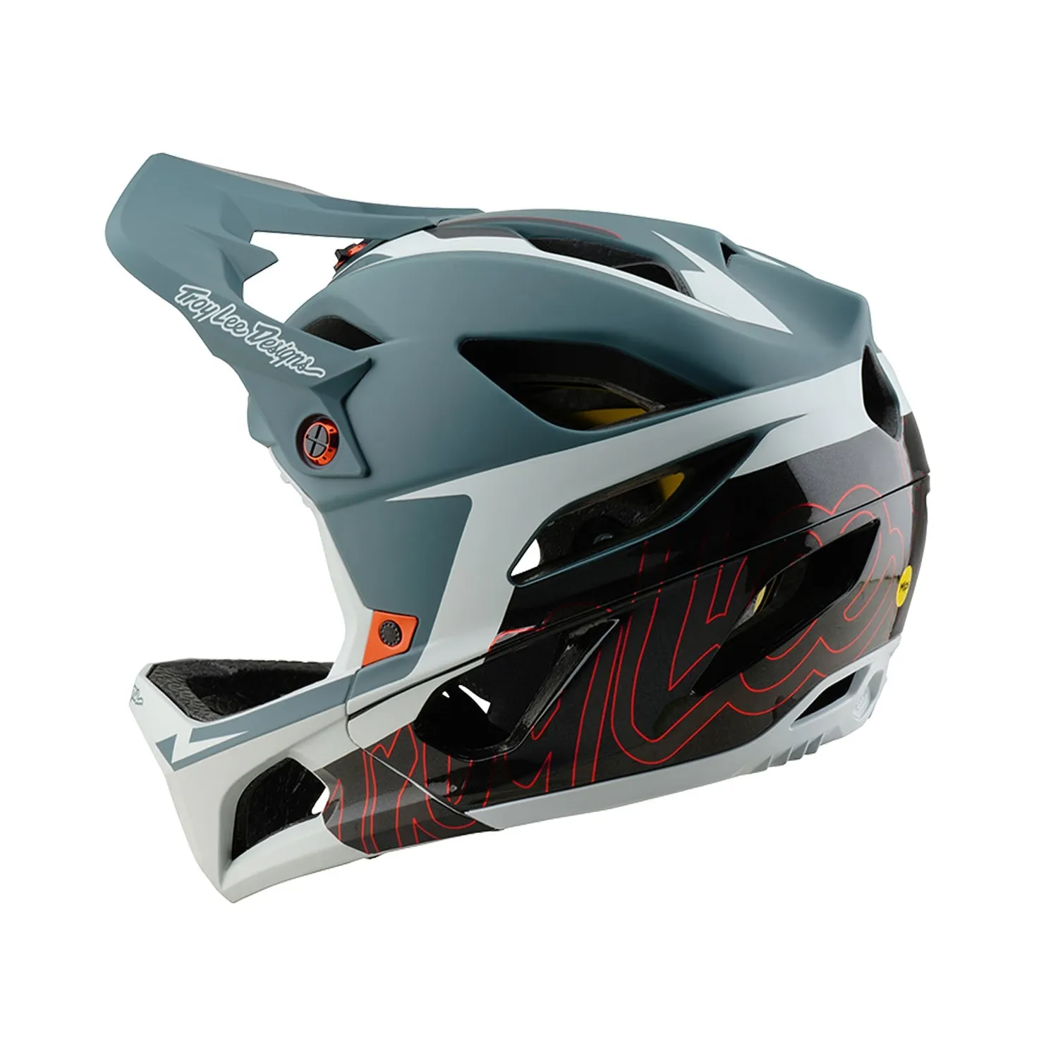 Troy Lee Designs Stage MIPS casco mtb integrale smoke