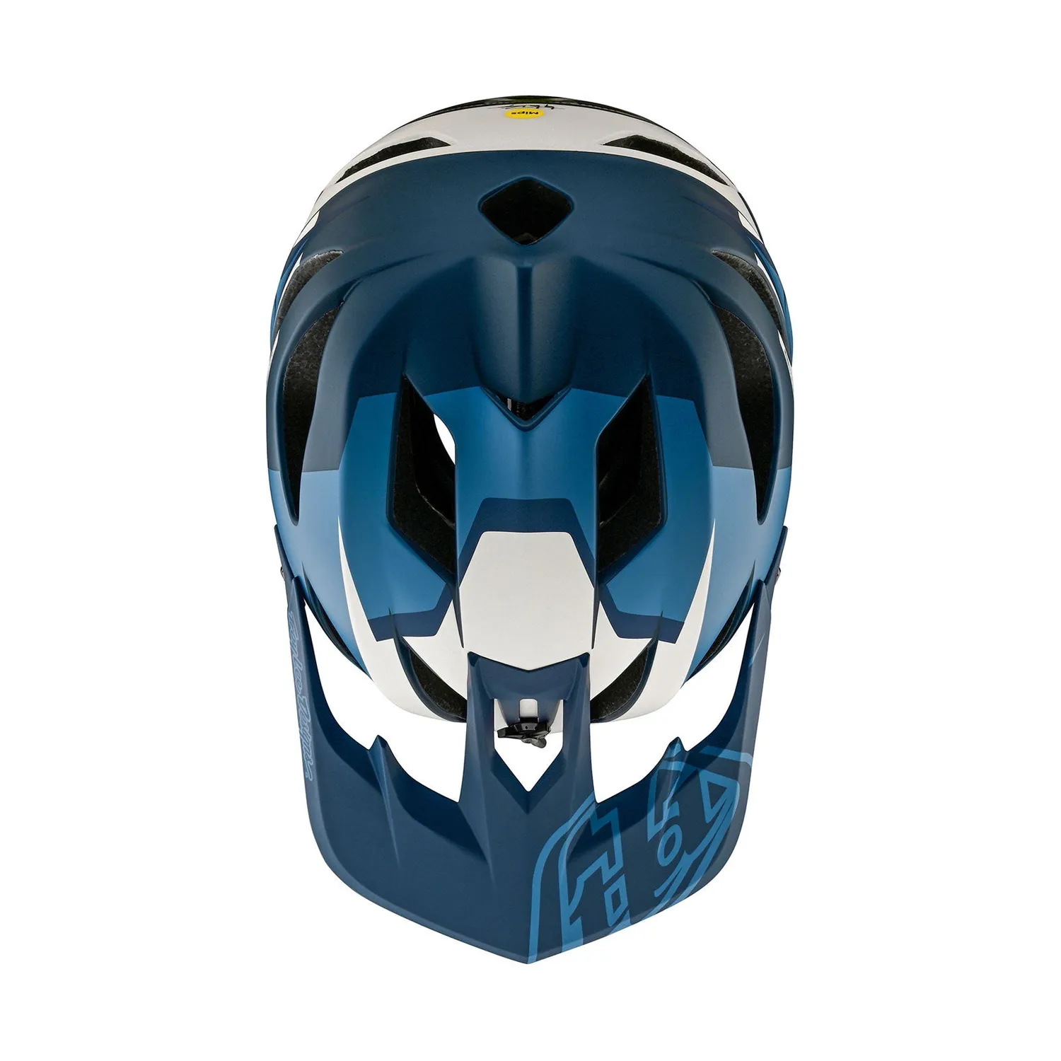 Troy Lee Designs Stage Vector Casco Integrale Bici Blu MIPS
