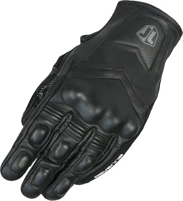Ravenna guanti moto pelle neri touchscreen strada