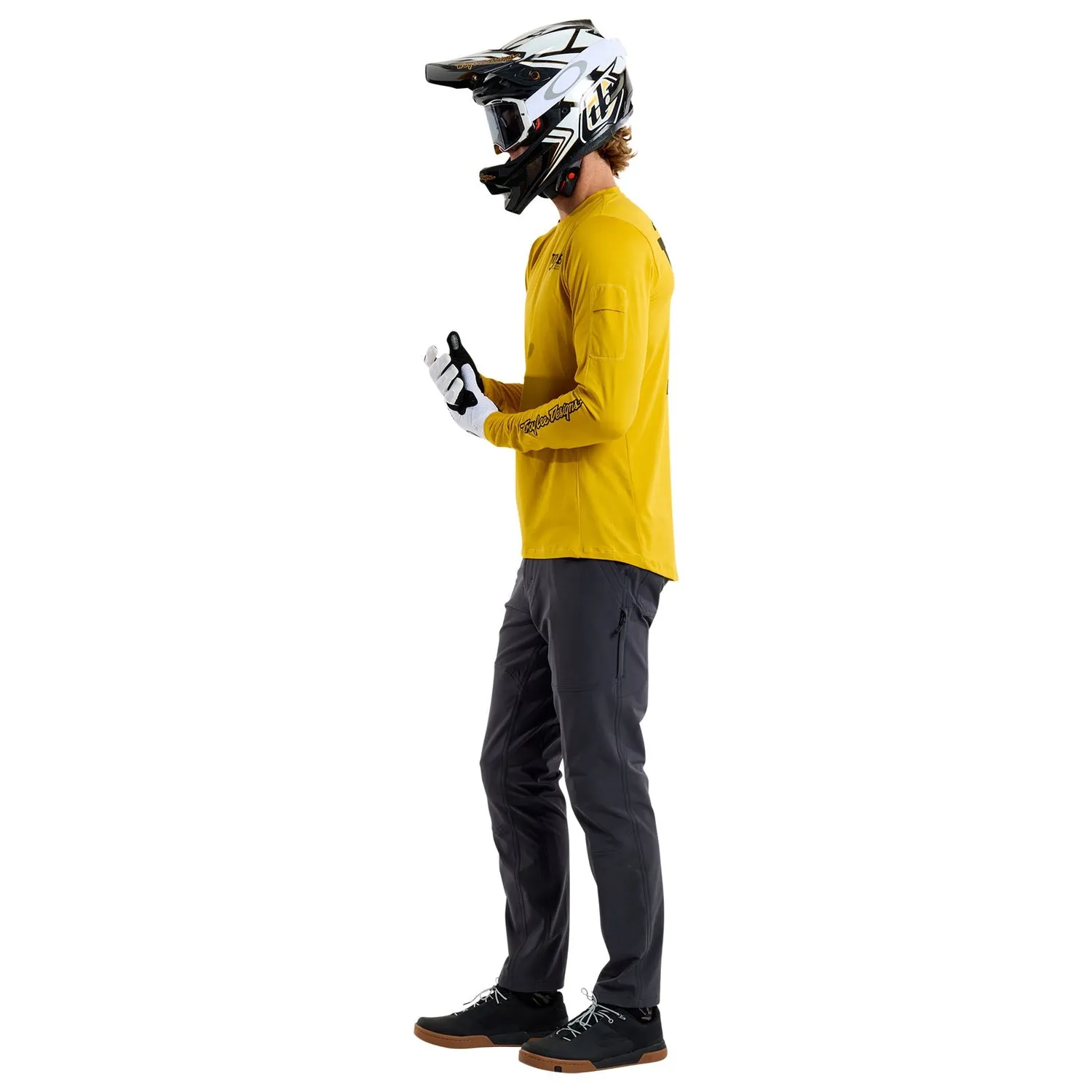 Troy Lee Designs Ruckus Maglia Bici Gialla Manica Lunga MTB
