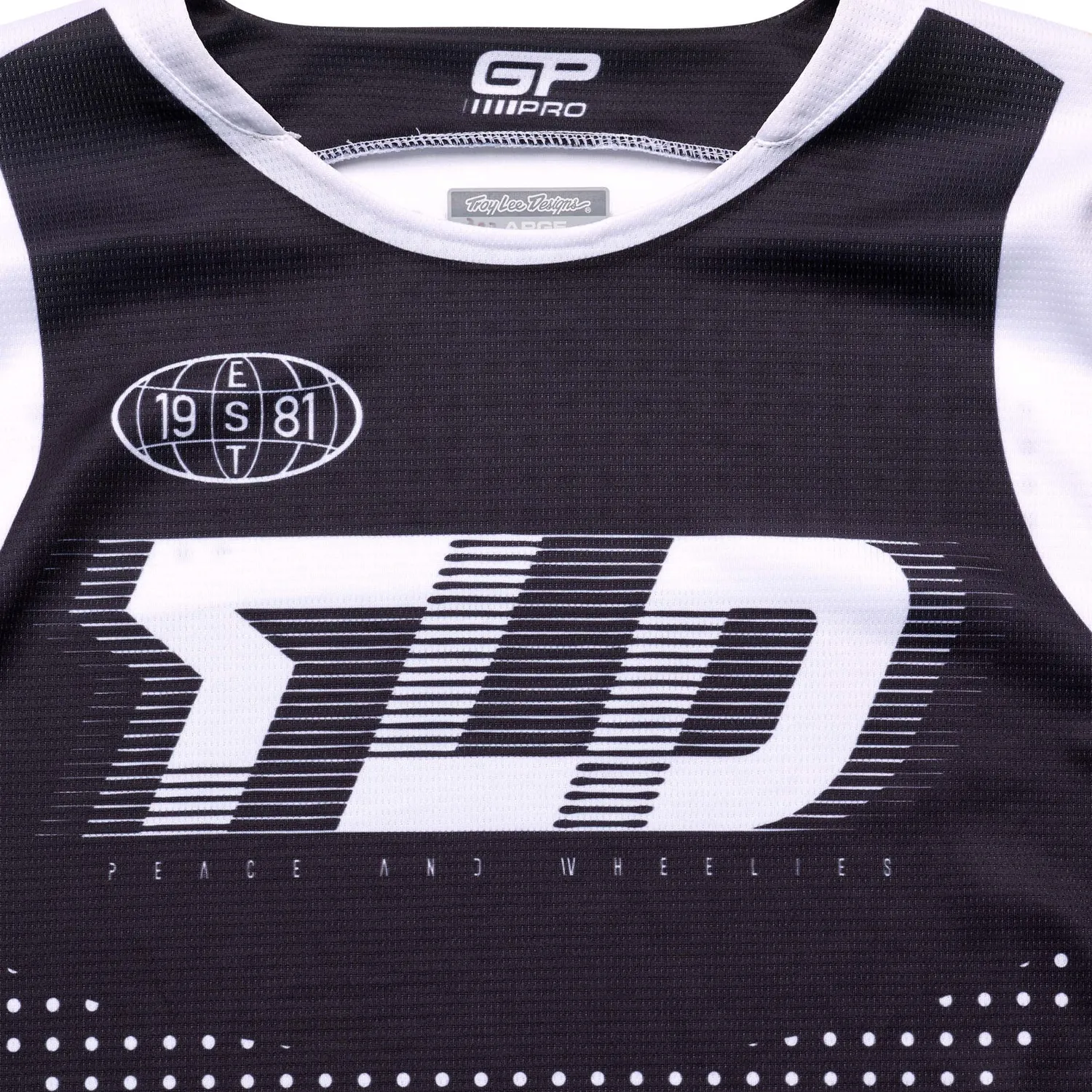 Troy Lee Designs GP Pro Spun Maglia Moto Nera