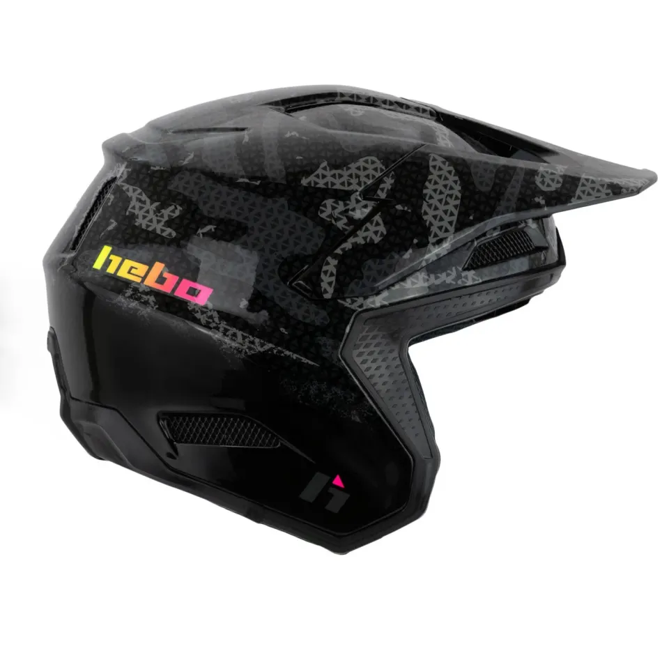 Hebo Zone Pro Camo casco trial omologato