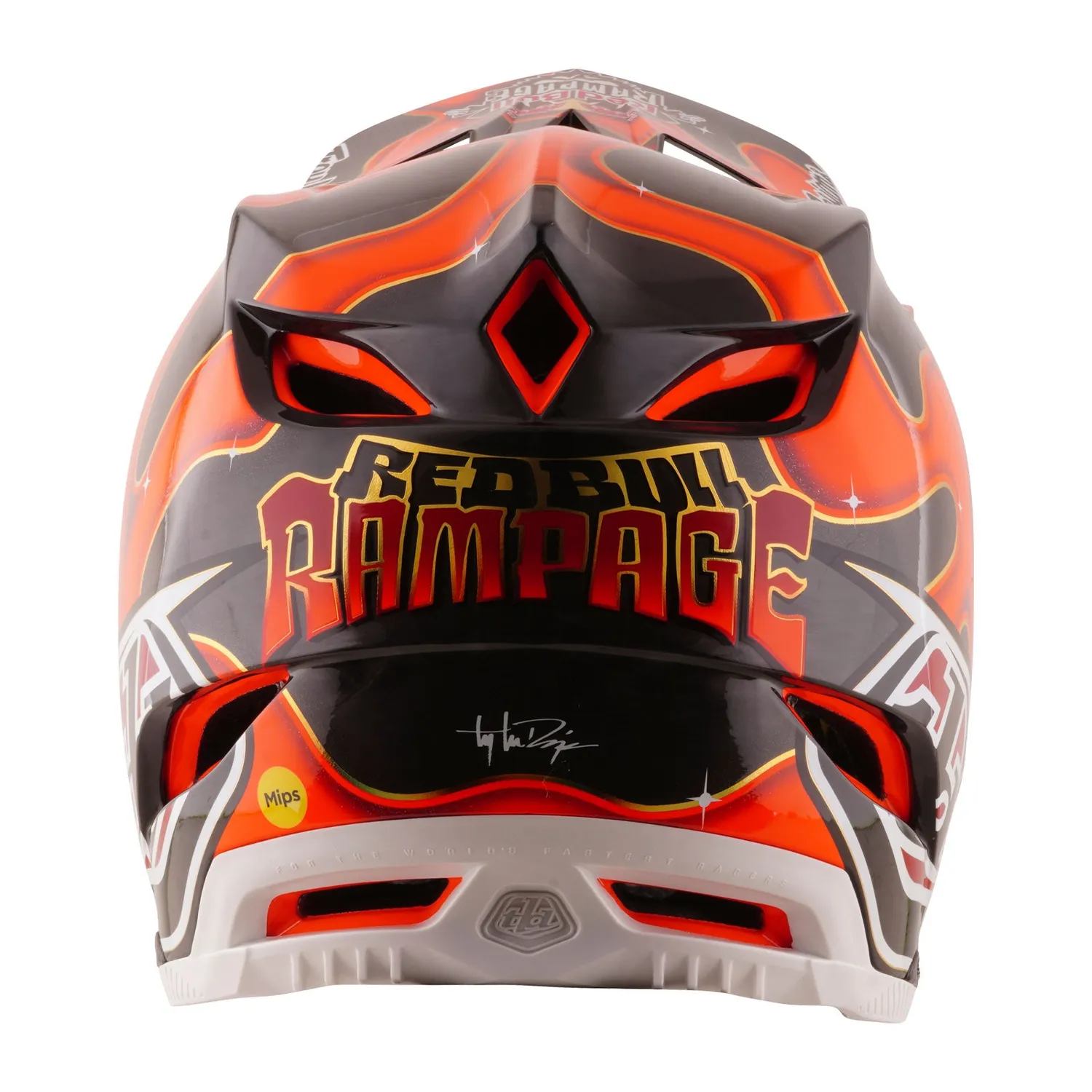 Troy Lee Designs D4 Carbon Rampage casco integrale nero carbonio