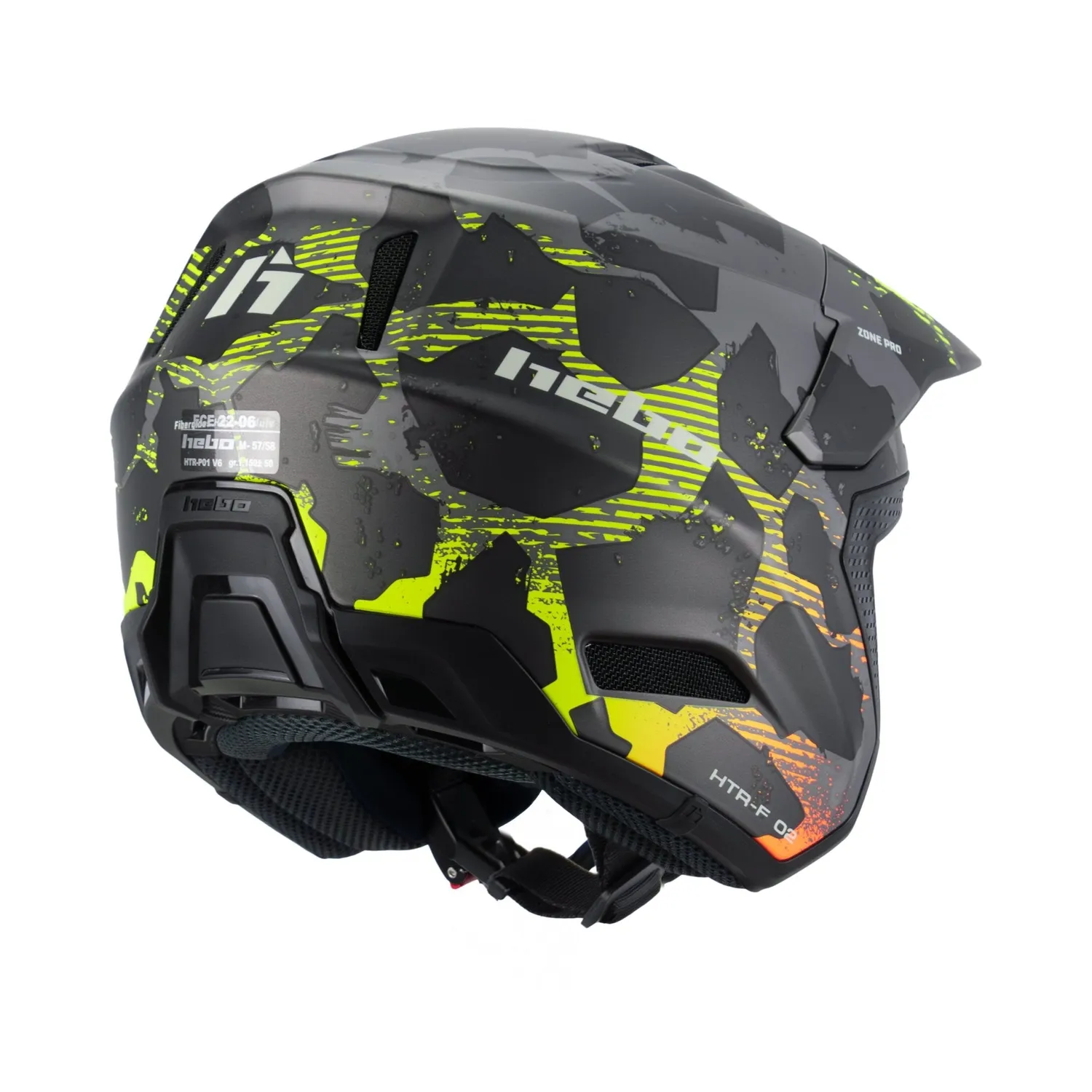 Hebo Zone Pro Camo casco trial mimetico