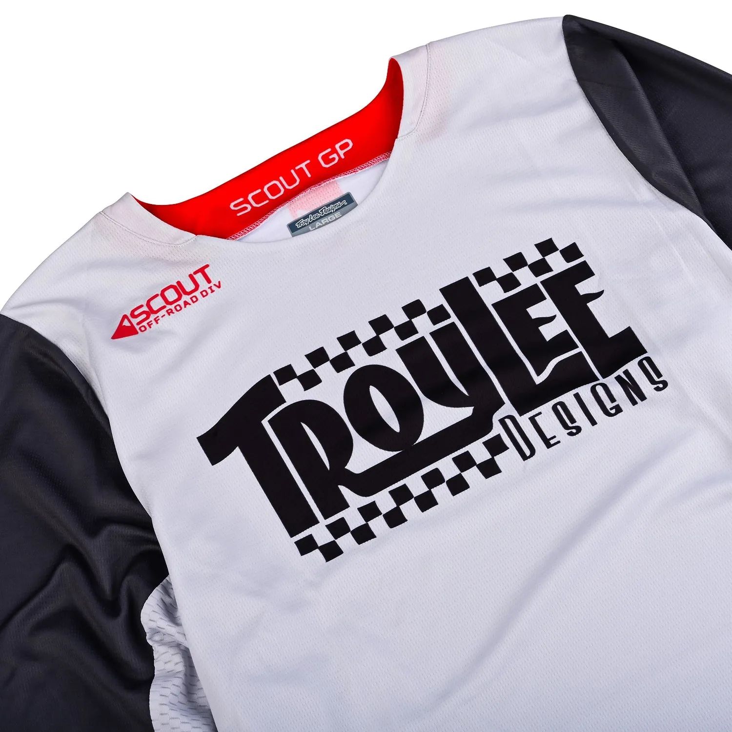 Troy Lee Designs Scout GP maglia moto Charcoal Fog manica lunga