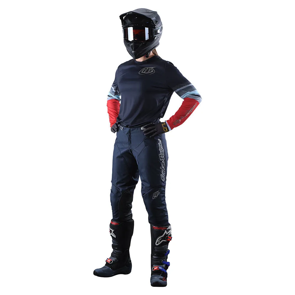 Troy Lee Designs GP Warped Maglia Moto Donna Charcoal