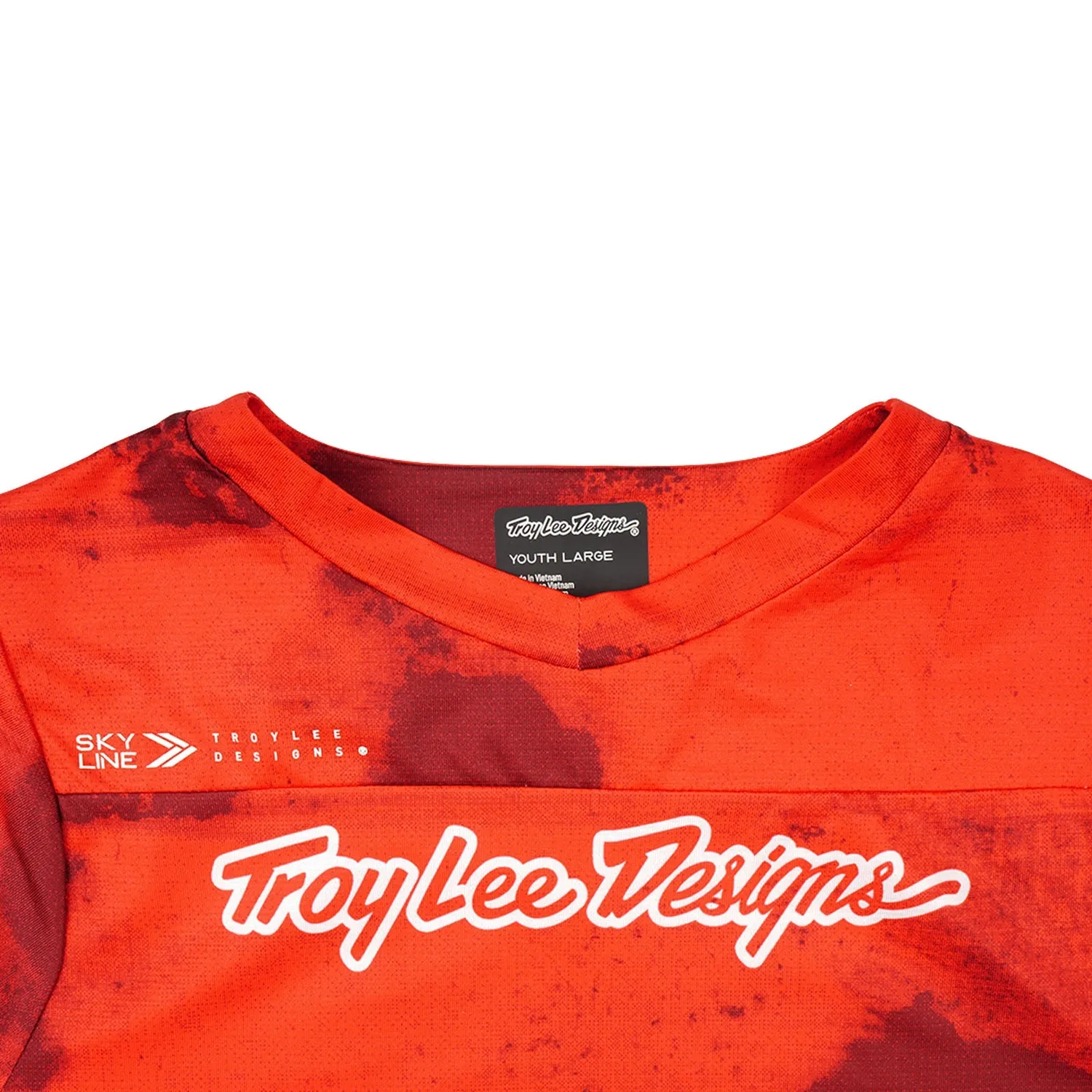 Troy Lee Designs Skyline Youth Maglia MTB Rosso Manica Corta
