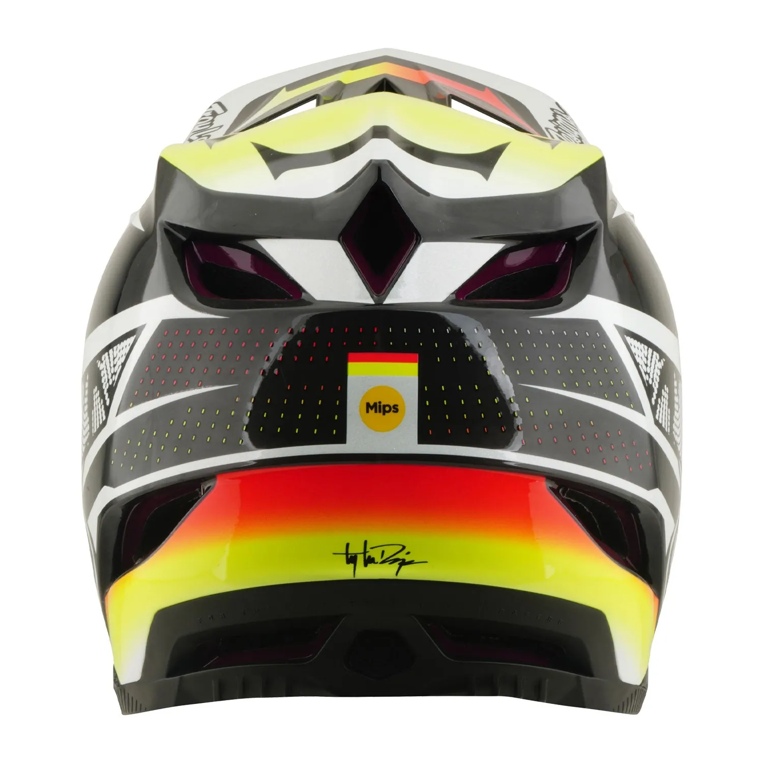 Troy Lee Designs D4 Carbon casco integrale nero