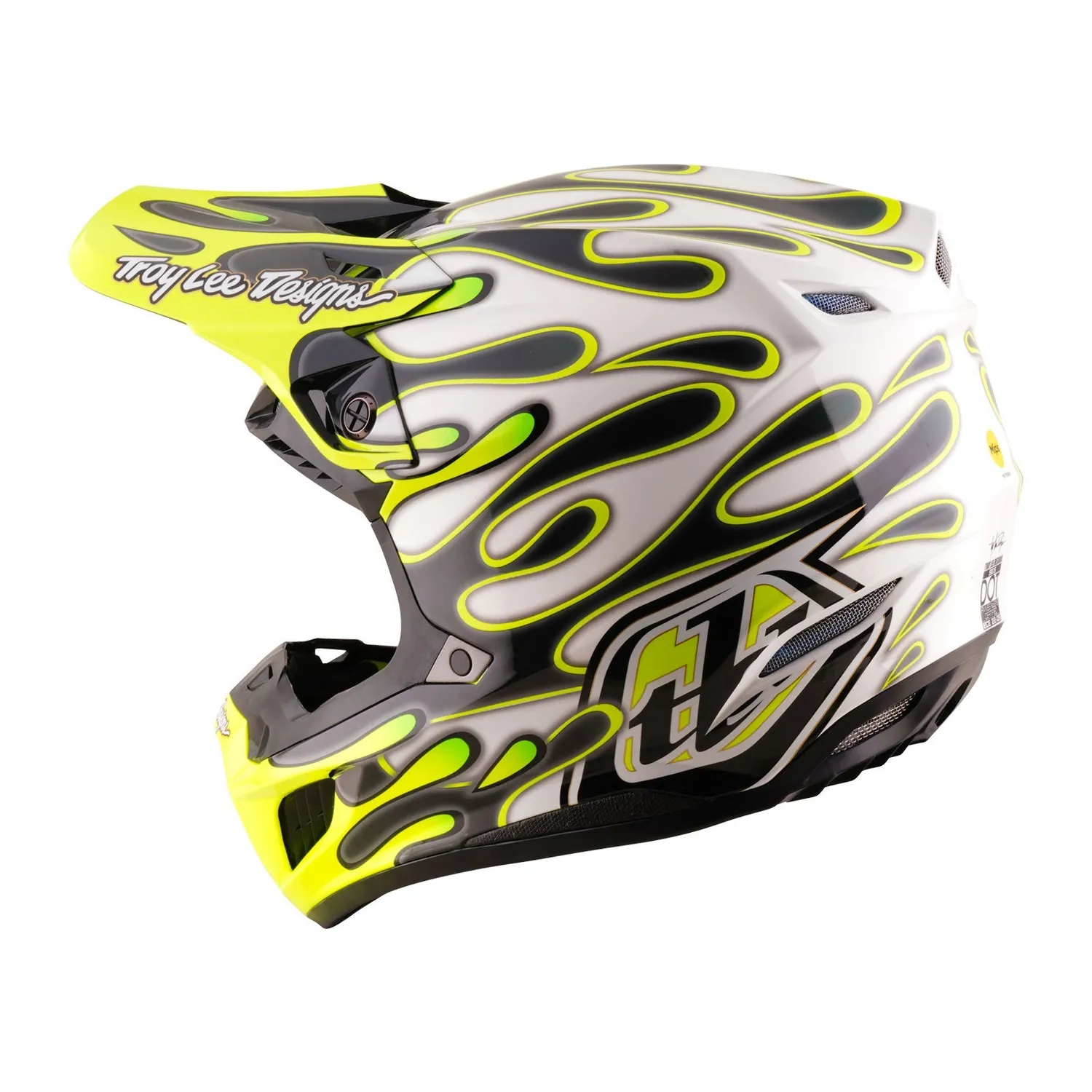 Troy Lee Designs SE5 Composite Casco Charcoal Yellow MIPS