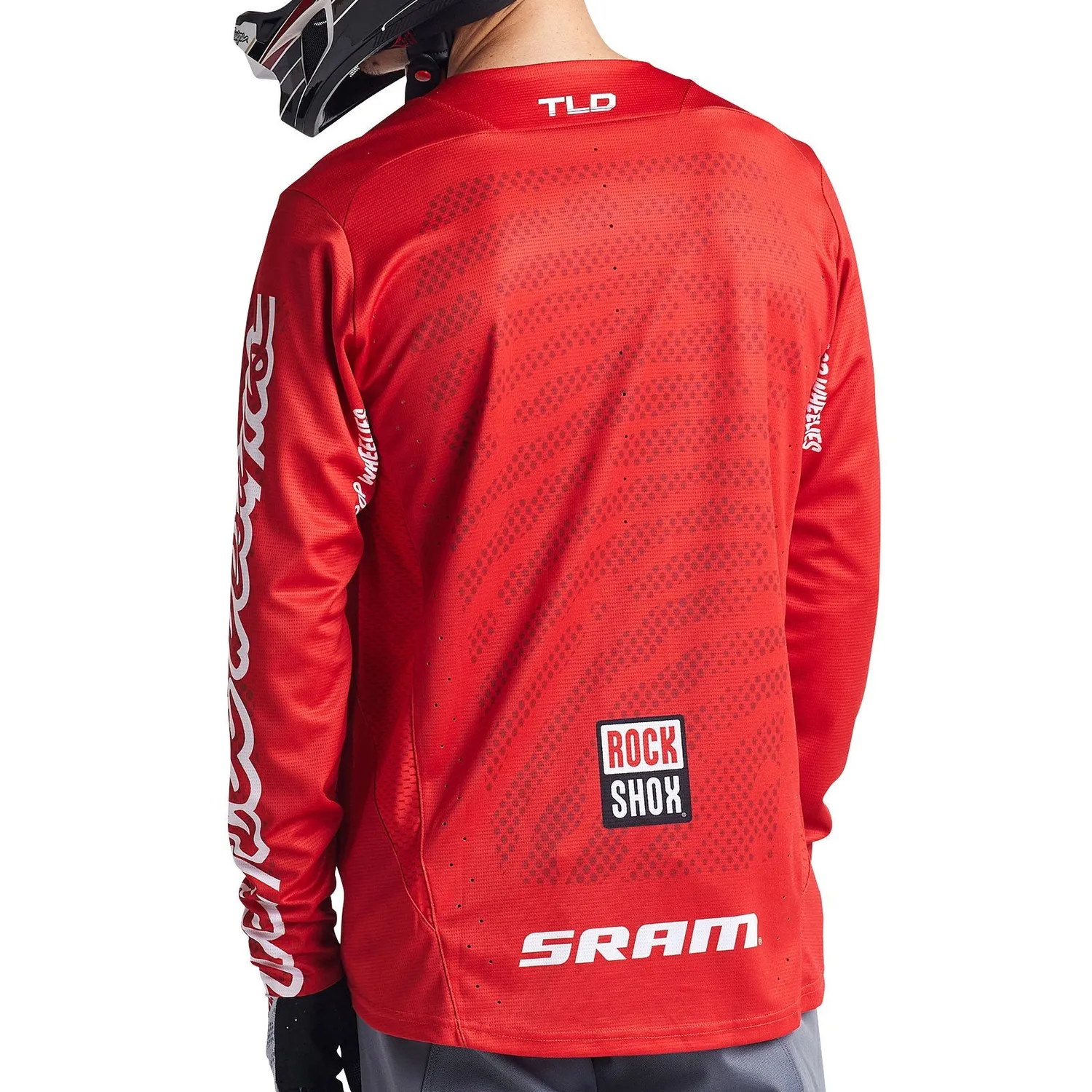 Troy Lee Designs Sprint SRAM Shifted maglia fiery red