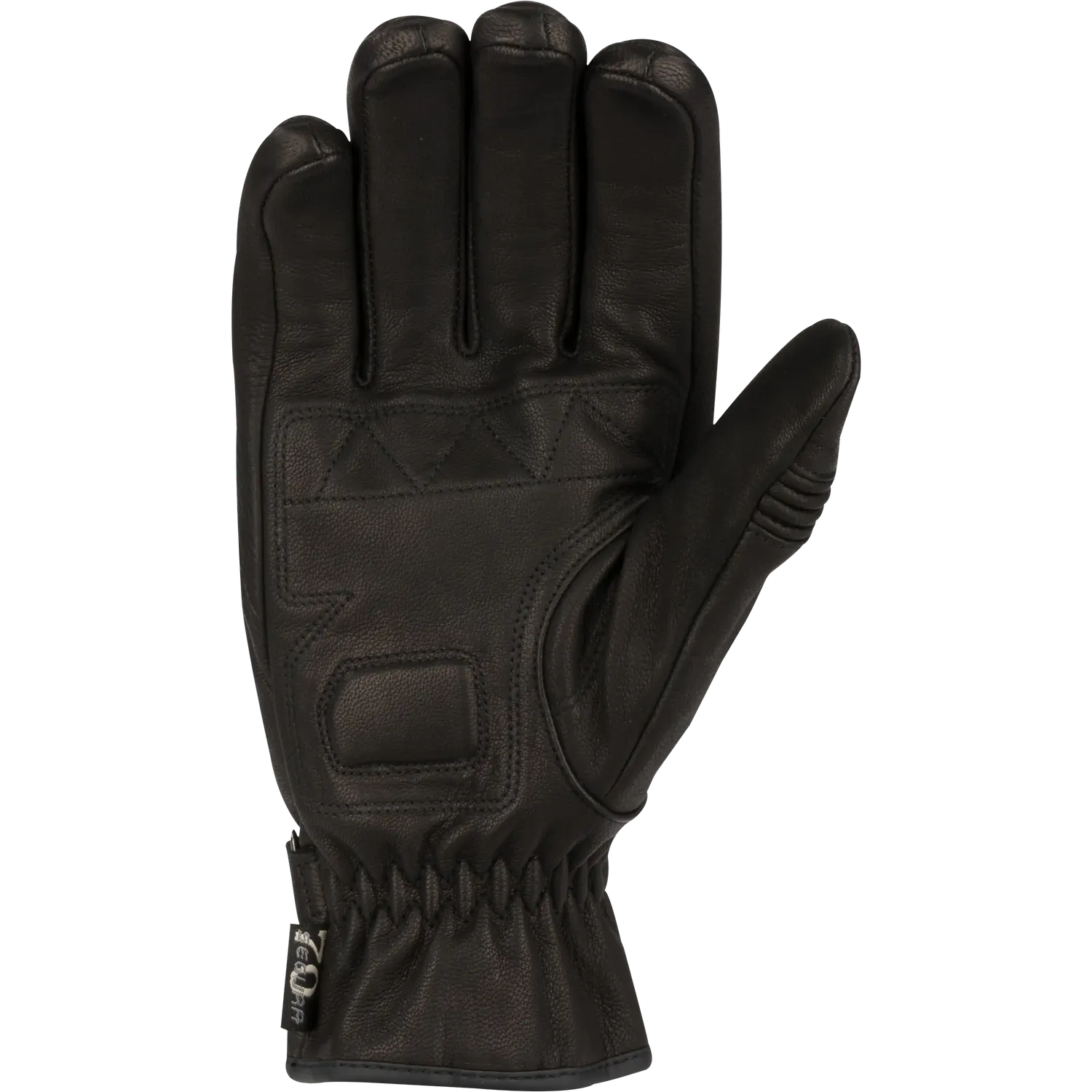 Segura Roxo Guanti Moto Nero Pelle Uomo Corti
