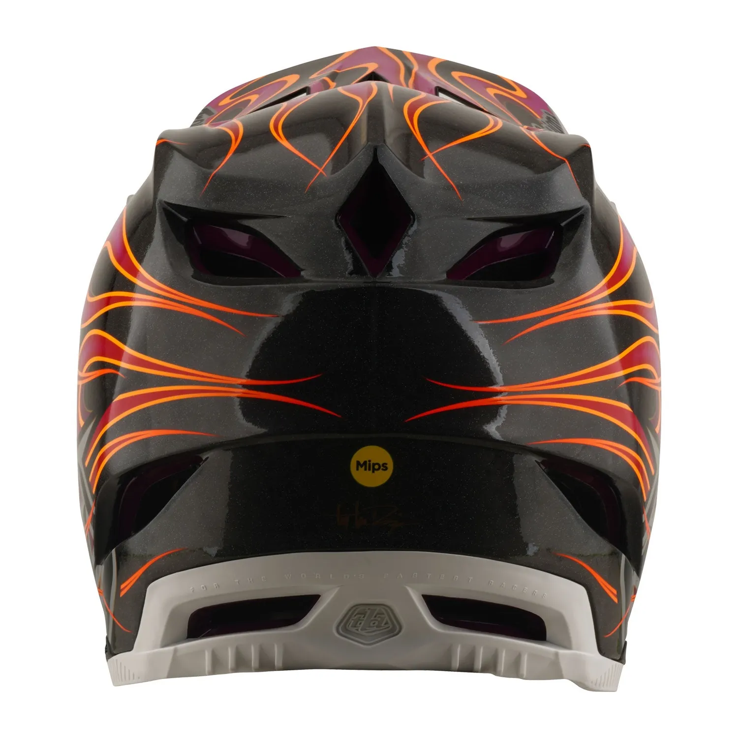 Troy Lee Designs D4 Carbon Casco Integrale Carbon Magenta