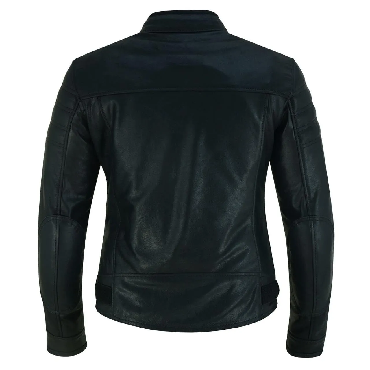 Bi Esse Vintage Giacca Moto Pelle Donna Protezioni Nero