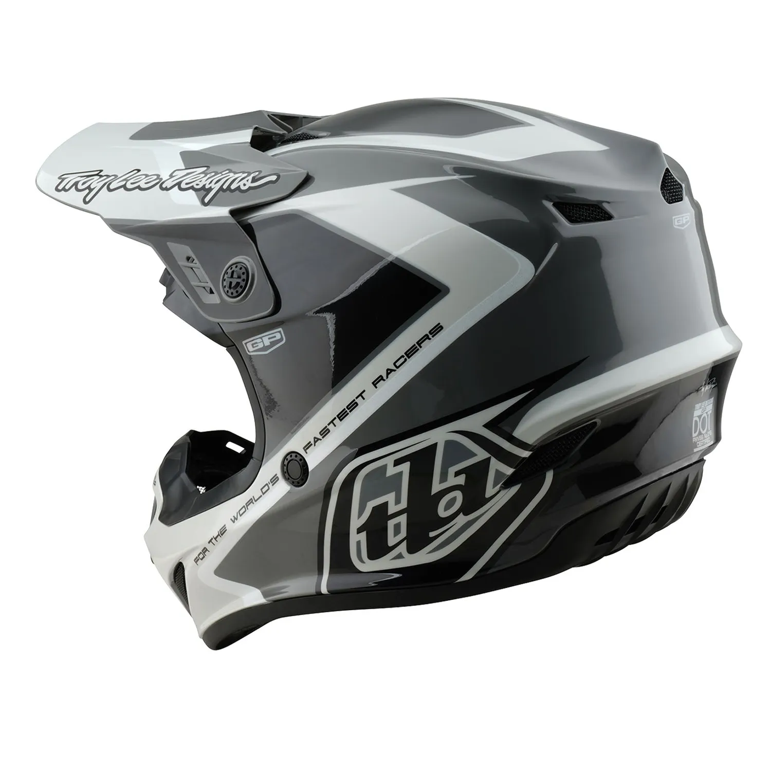 Troy Lee Designs GP Shutter casco moto Grey
