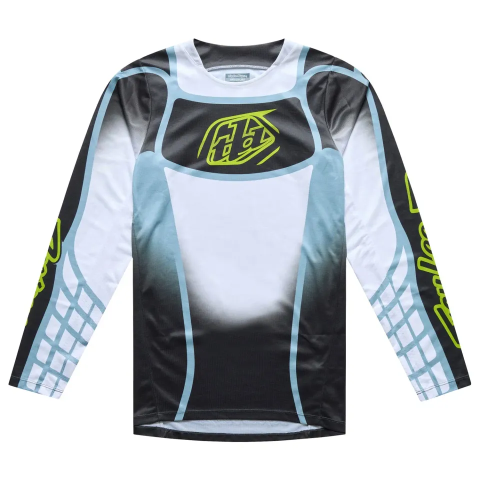 Troy Lee Designs GP Pro Framework maglia moto grigio manica lunga