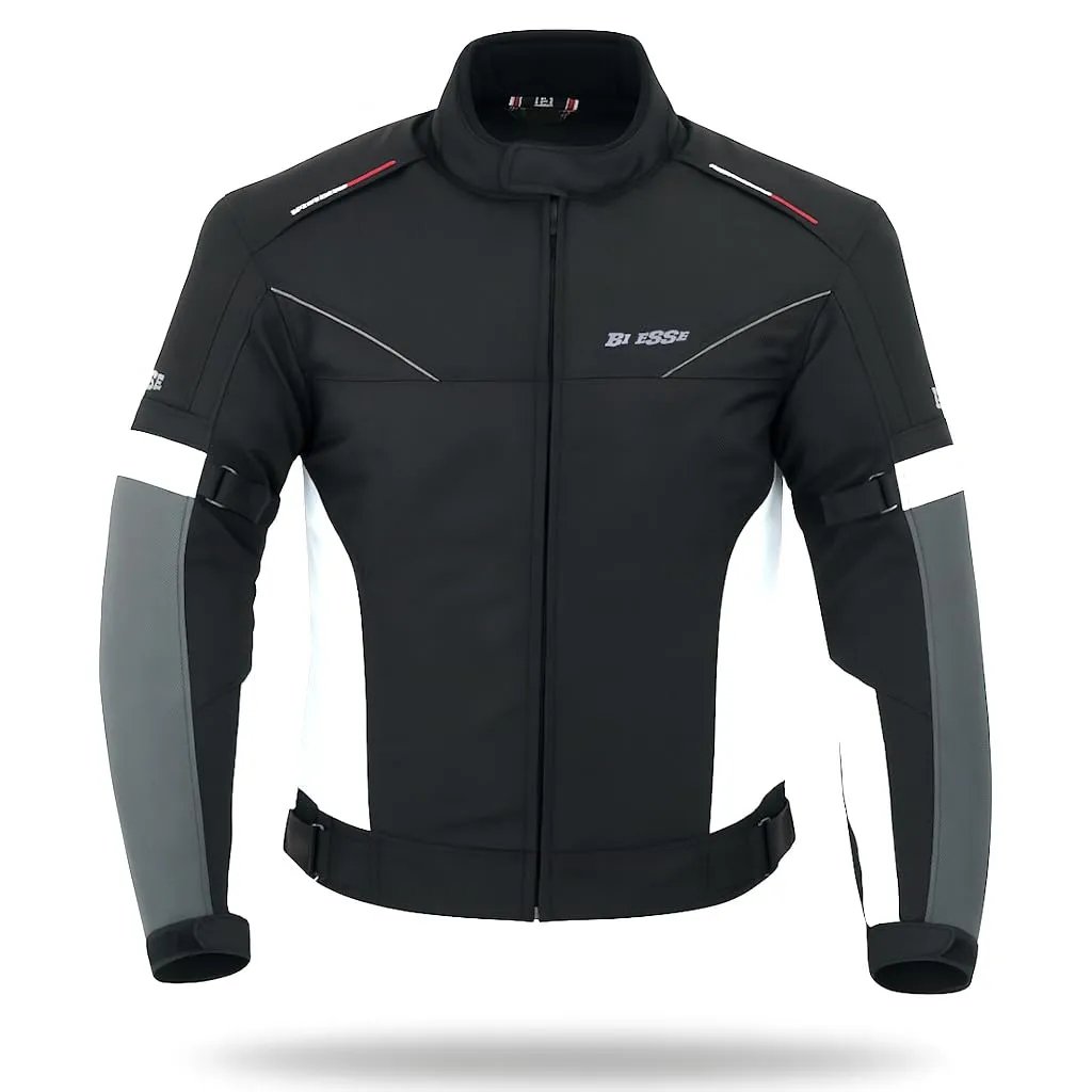 Bi Esse Giacca Moto Impermeabile 4 Stagioni XS con Protezioni