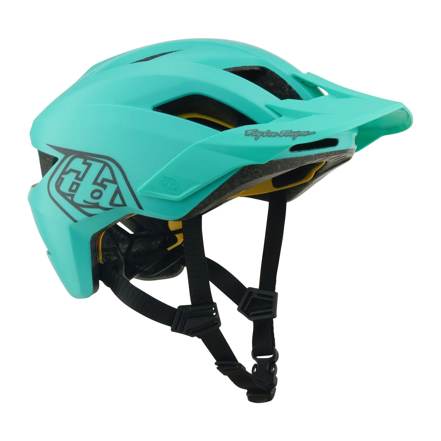 Troy Lee Designs Flowline casco bici bambino charcoal teal