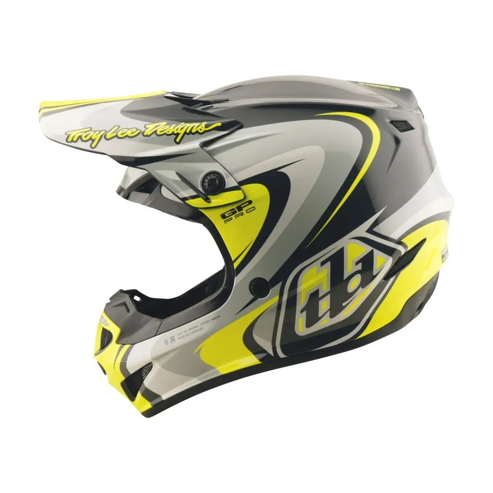 Troy Lee Designs GP Pro Crossover casco cross MIPS giallo