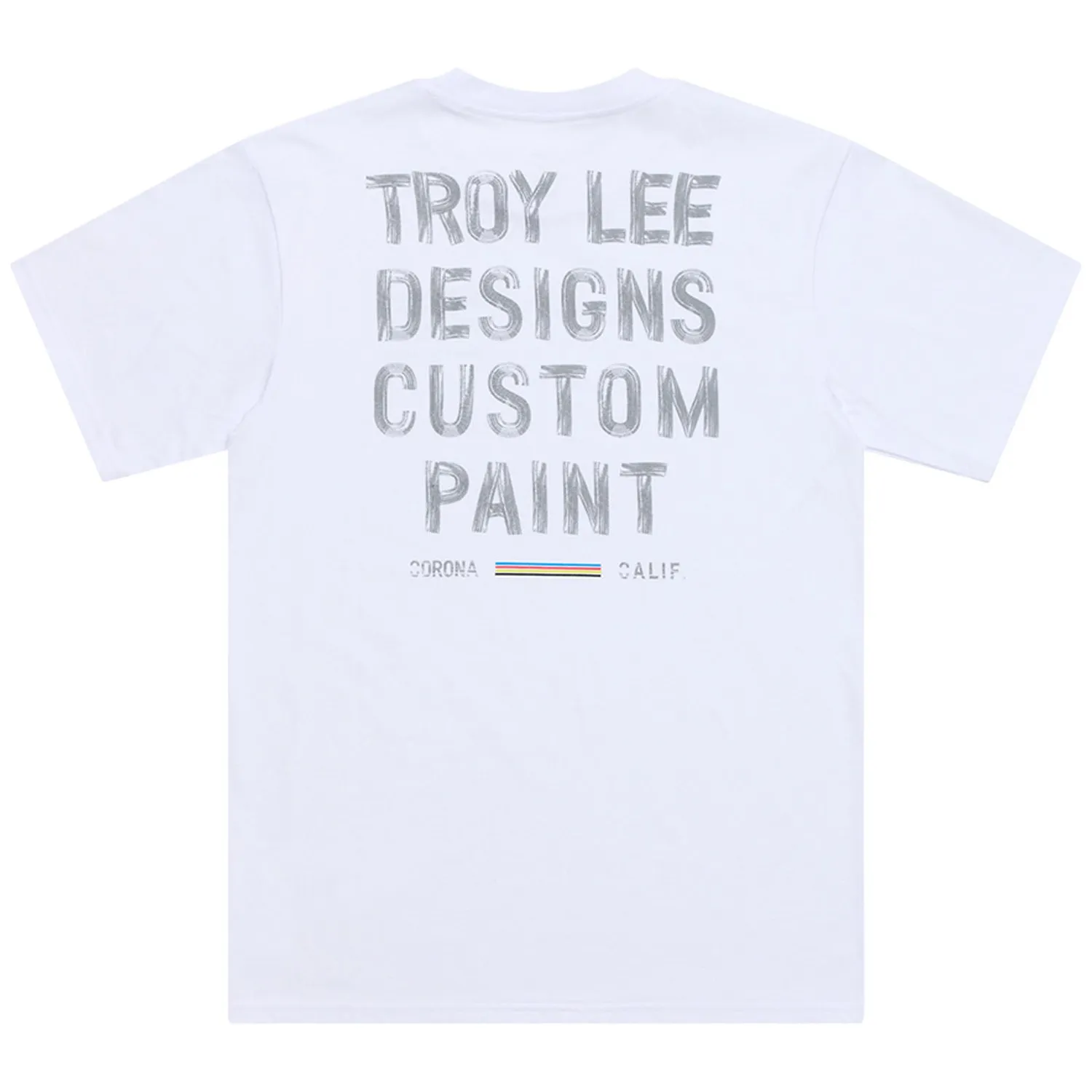 Troy Lee Designs Paint Shop T-Shirt Uomo Manica Corta White