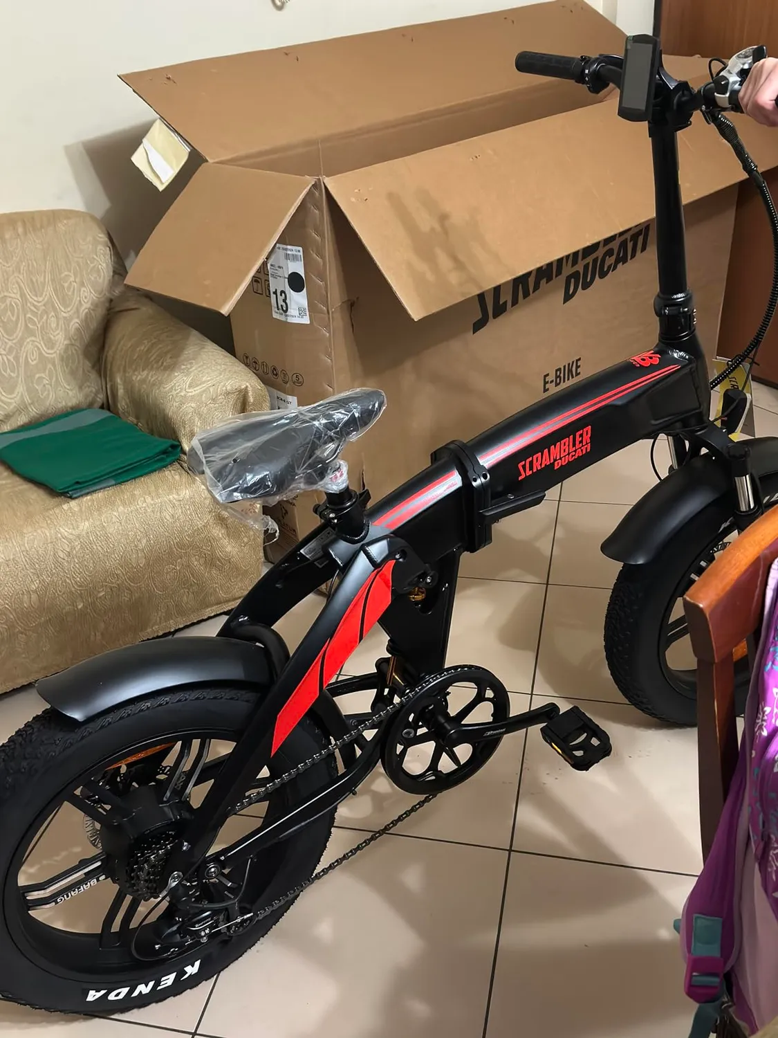 Ducati Scrambler SCR-E GT bici elettrica 20" rossa