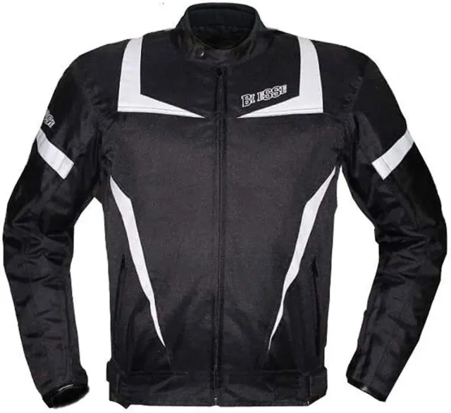 Bi Esse Rav-Biker Giacca Moto Touring XL Nero-Bianco