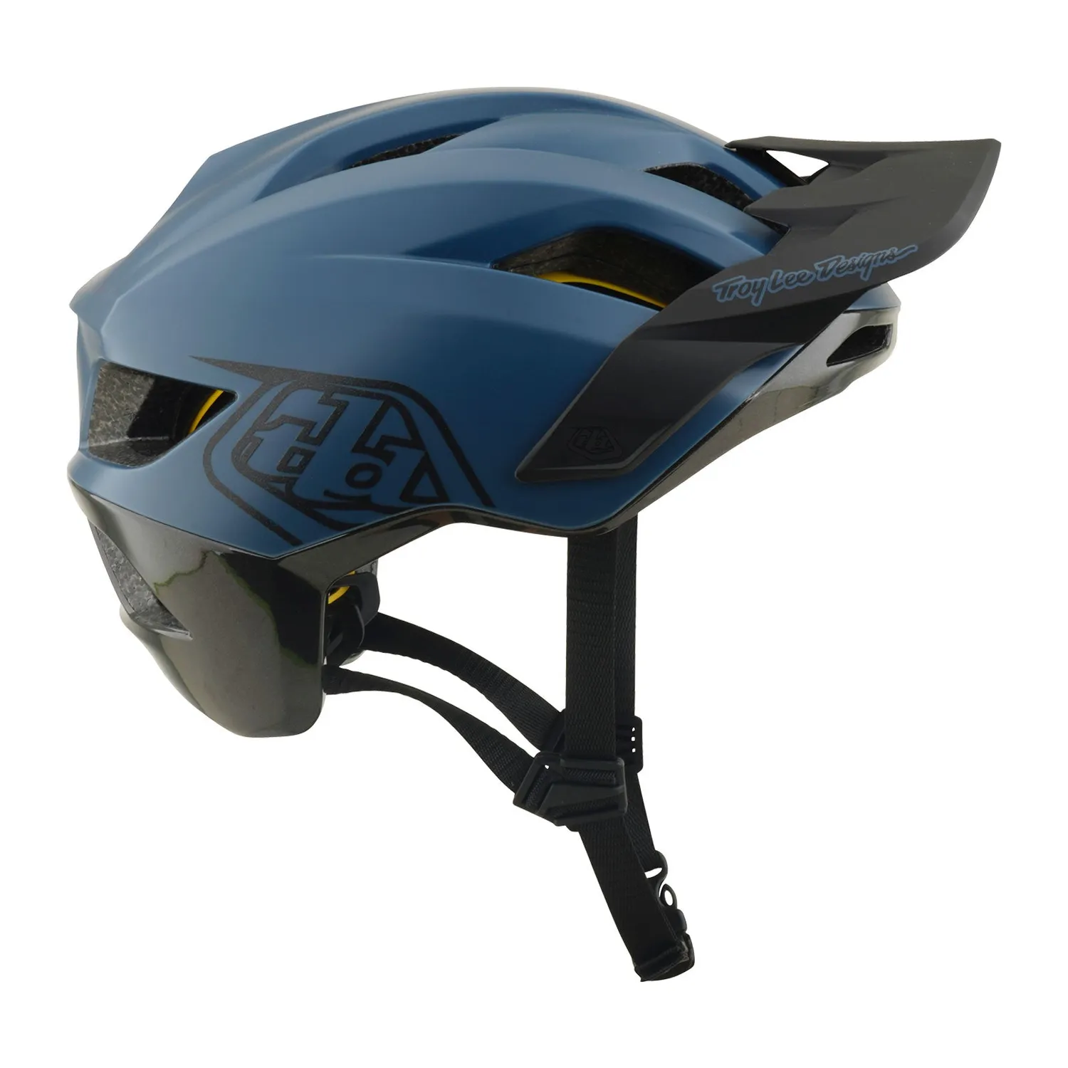 Troy Lee Designs Flowline Point casco bici grigio MIPS