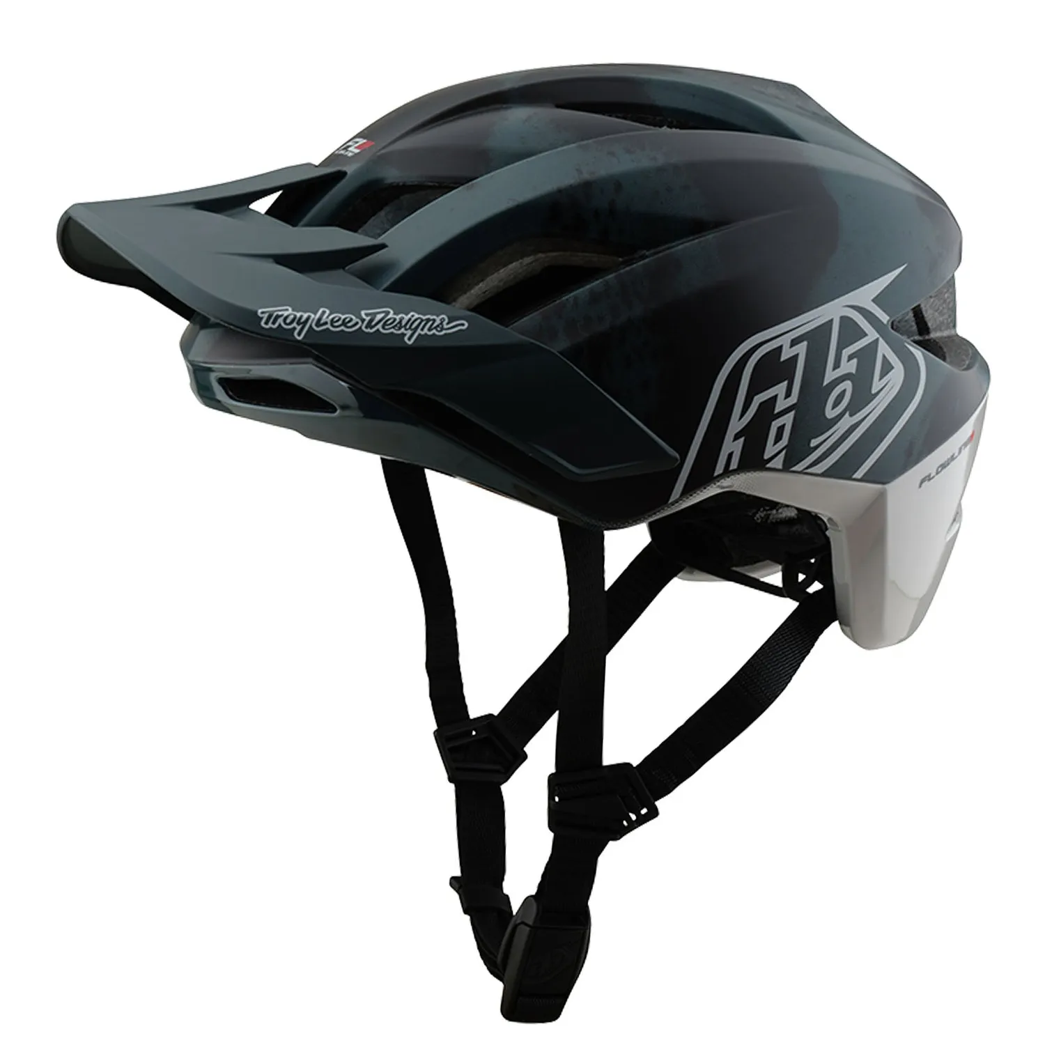Troy Lee Designs Flowline SE Badge Camo casco mtb grigio