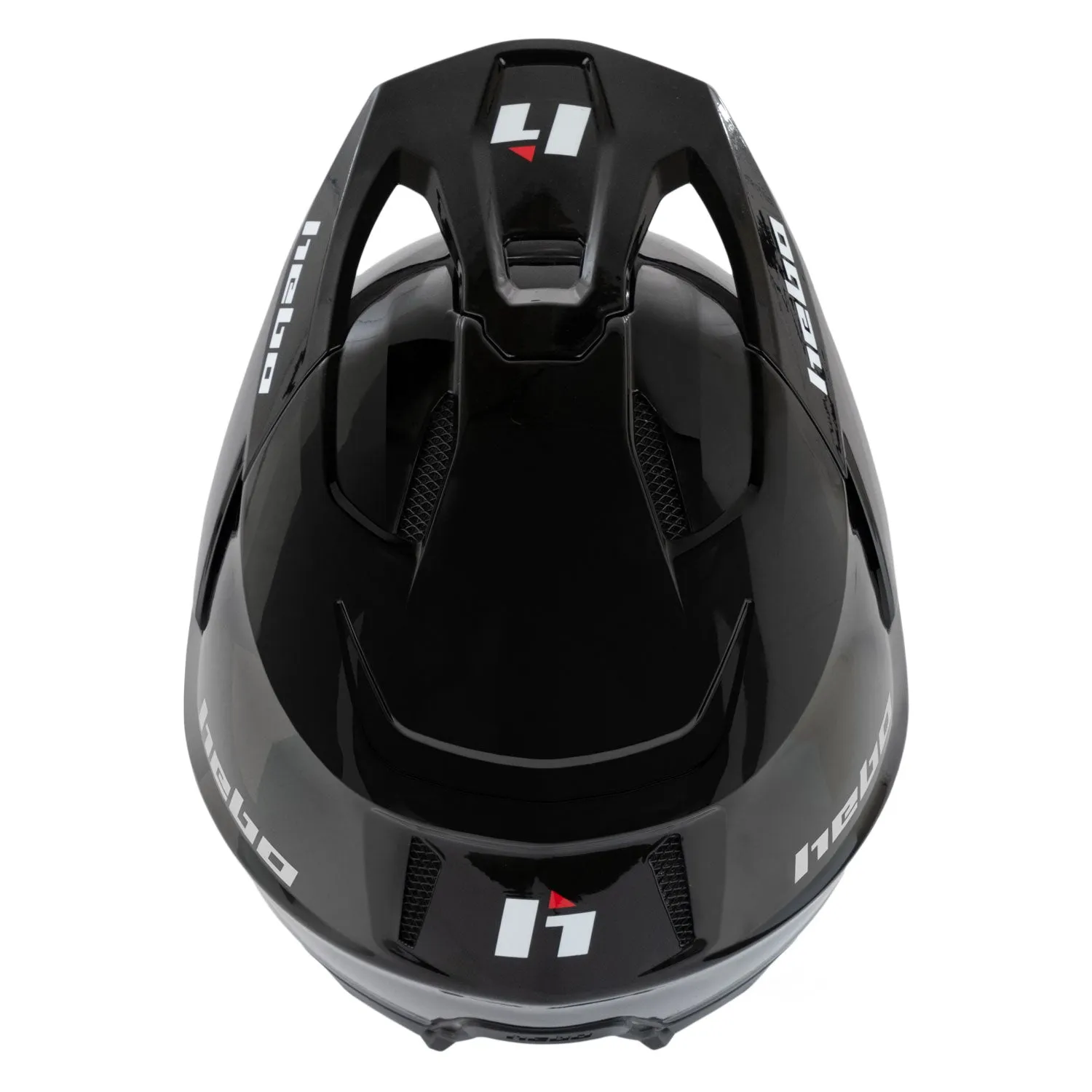 Hebo Zone Pro Monocolor casco trial nero fibra 1050 g